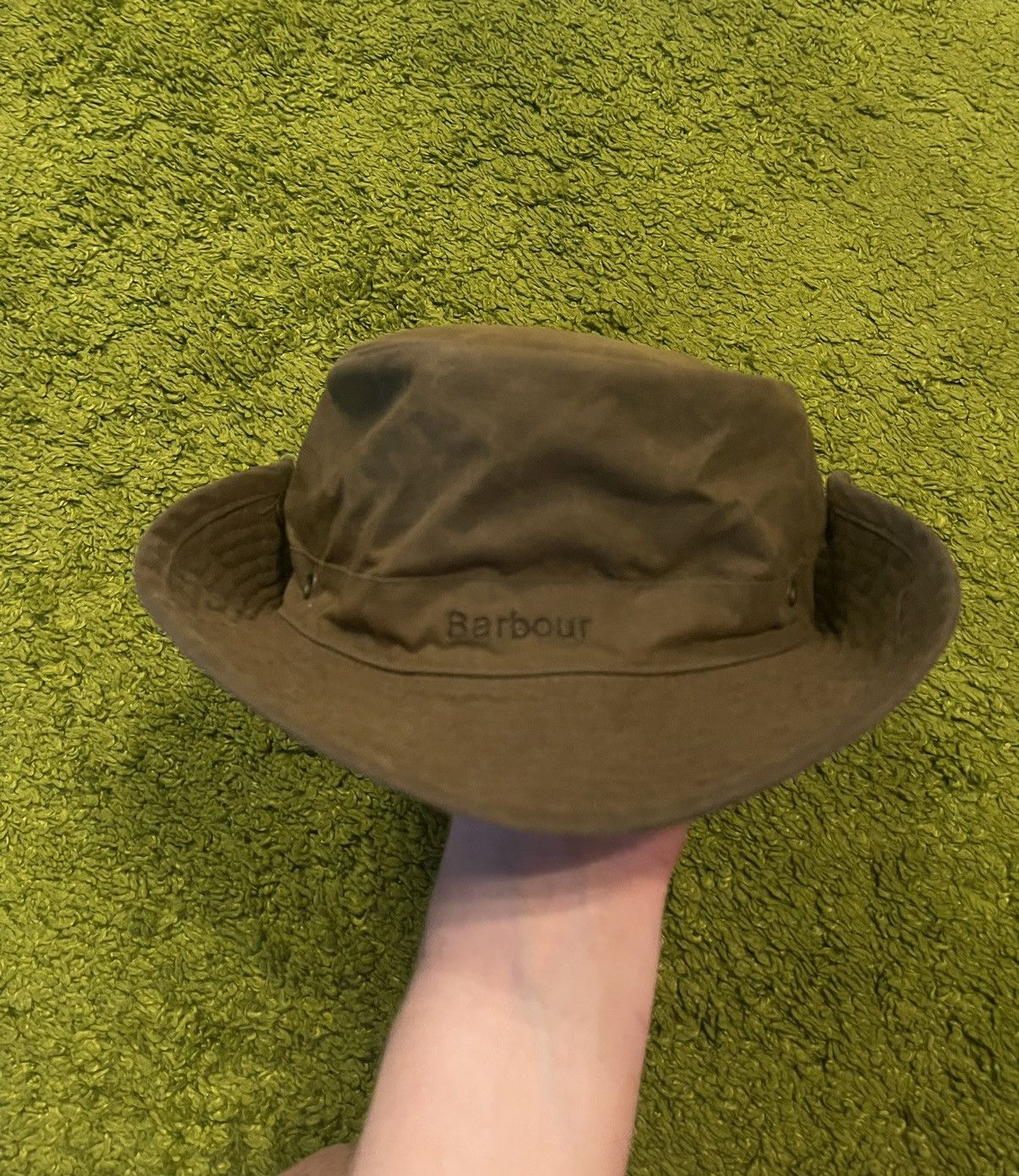 Barbour Barbour waxed bucket hat Size 32 - 8 Thumbnail