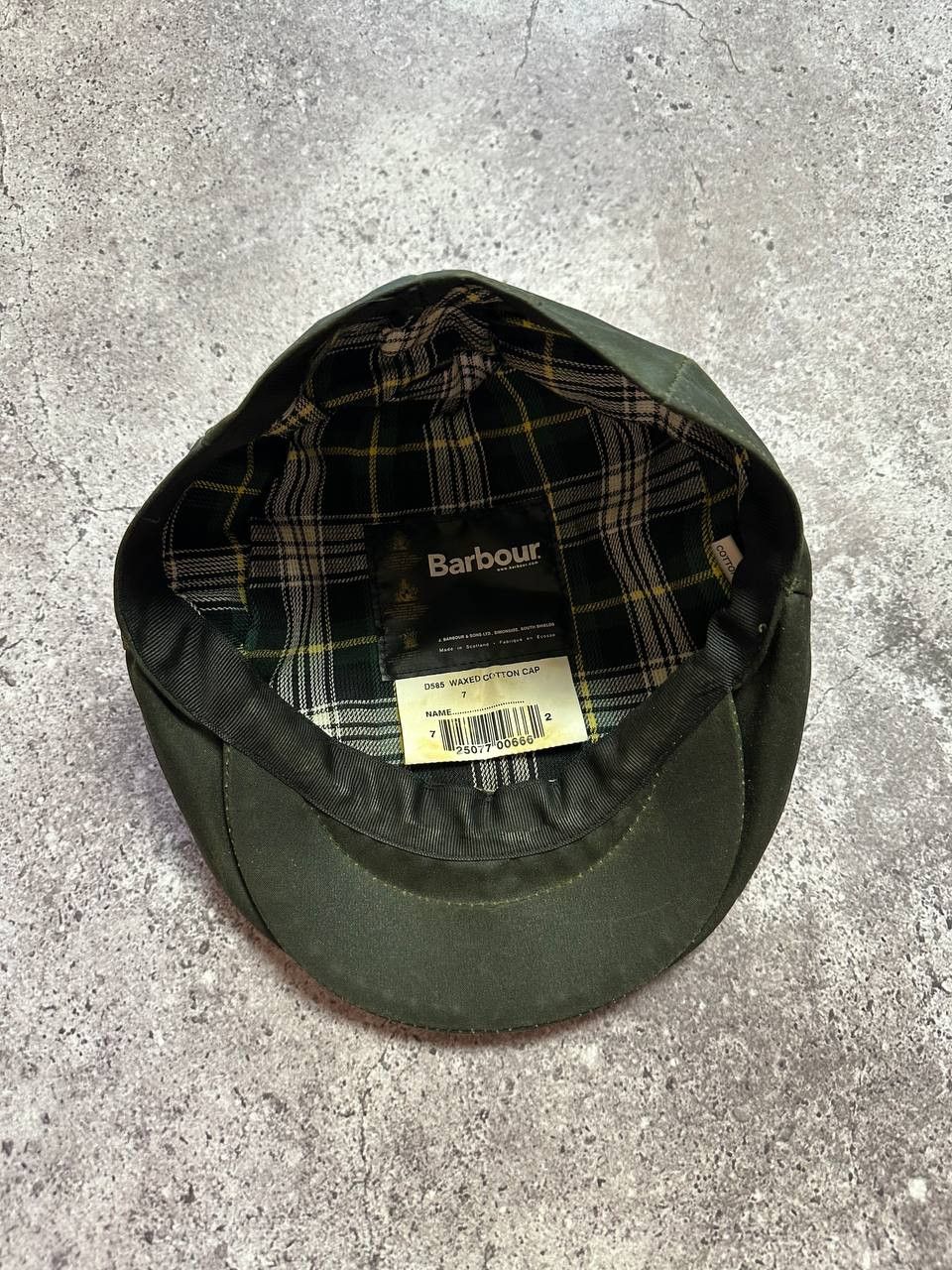 Barbour Barbour Waxed Flat Cap Hat Size ONE SIZE - 7 Thumbnail