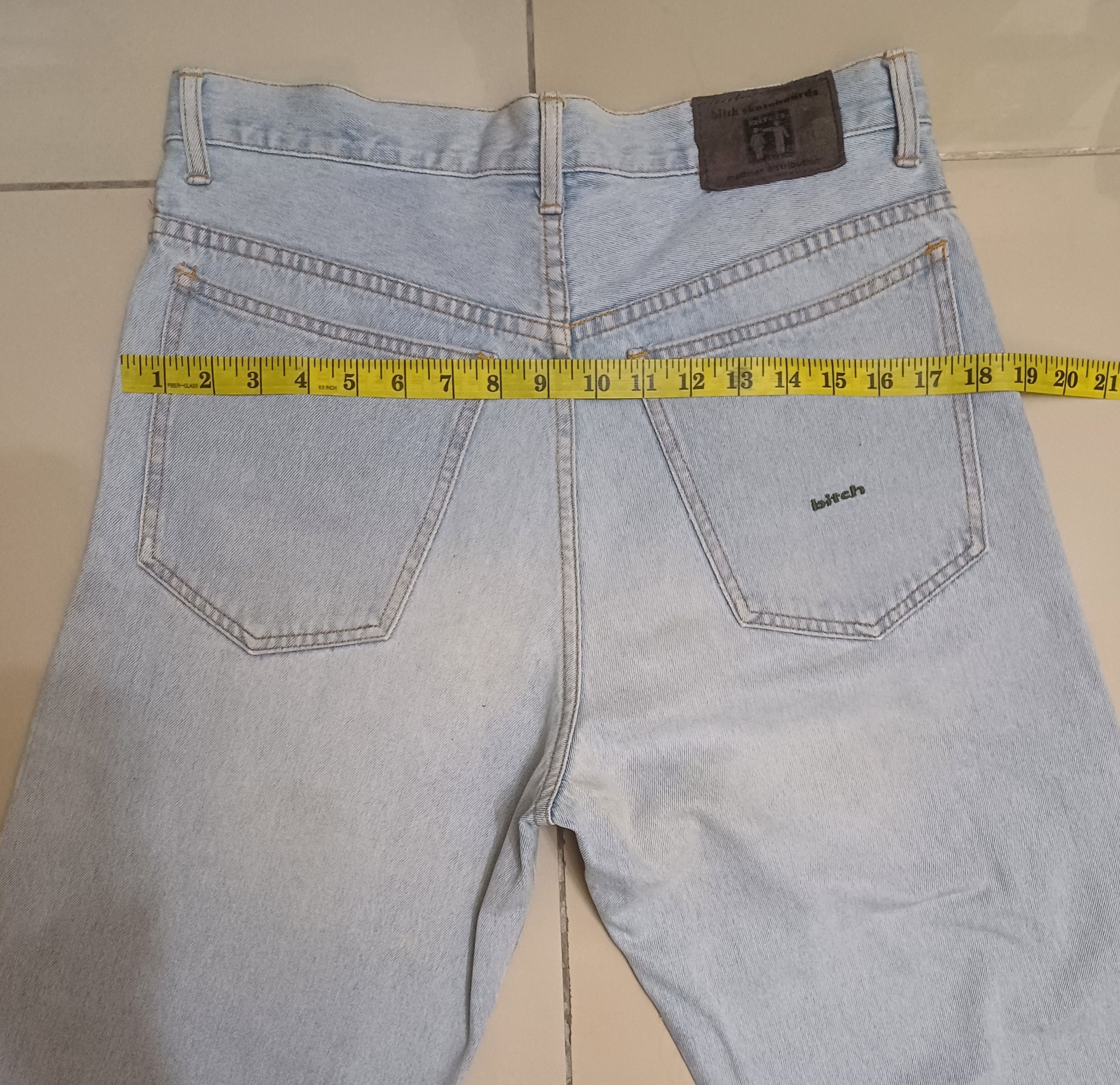 JNCO Vintage y2k/ 90s BITCH SKATEBOARDS baggy jeans Size US 30 / EU 46 - 15 Thumbnail
