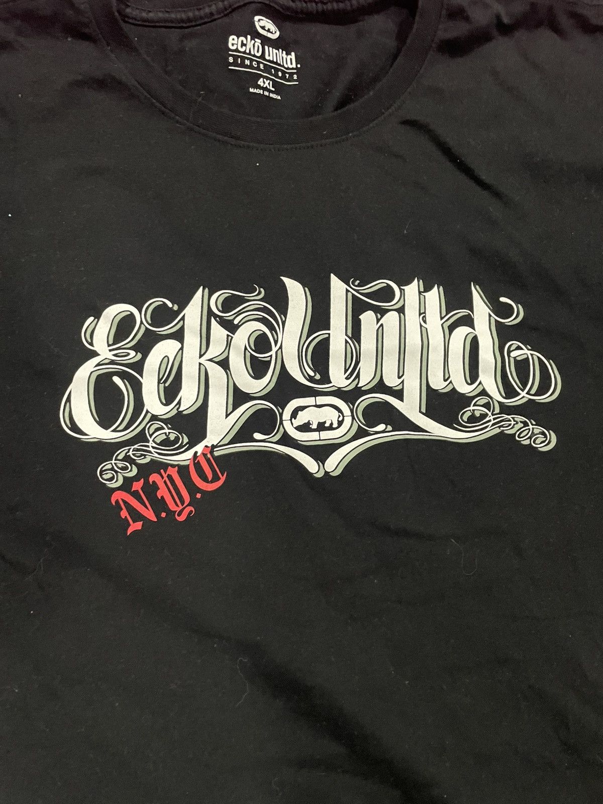 Ecko Unltd. RARE Ecko Unltd. Y2k gothic font TShirt 4XL Size US XXL / EU 58 / 5 - 2 Thumbnail