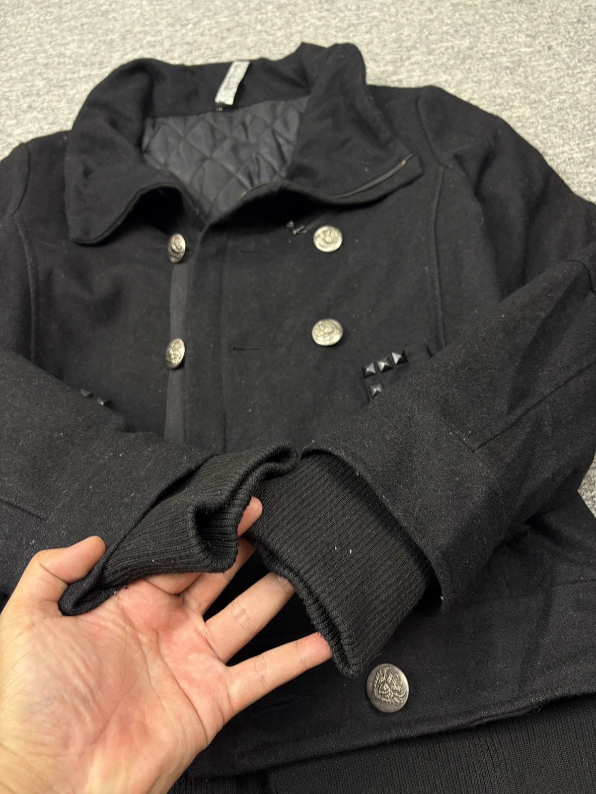 If Six Was Nine Tactical Punk Bondage Wool Jacket By Japanese Brand Size US S / EU 44-46 / 1 - 3 Thumbnail