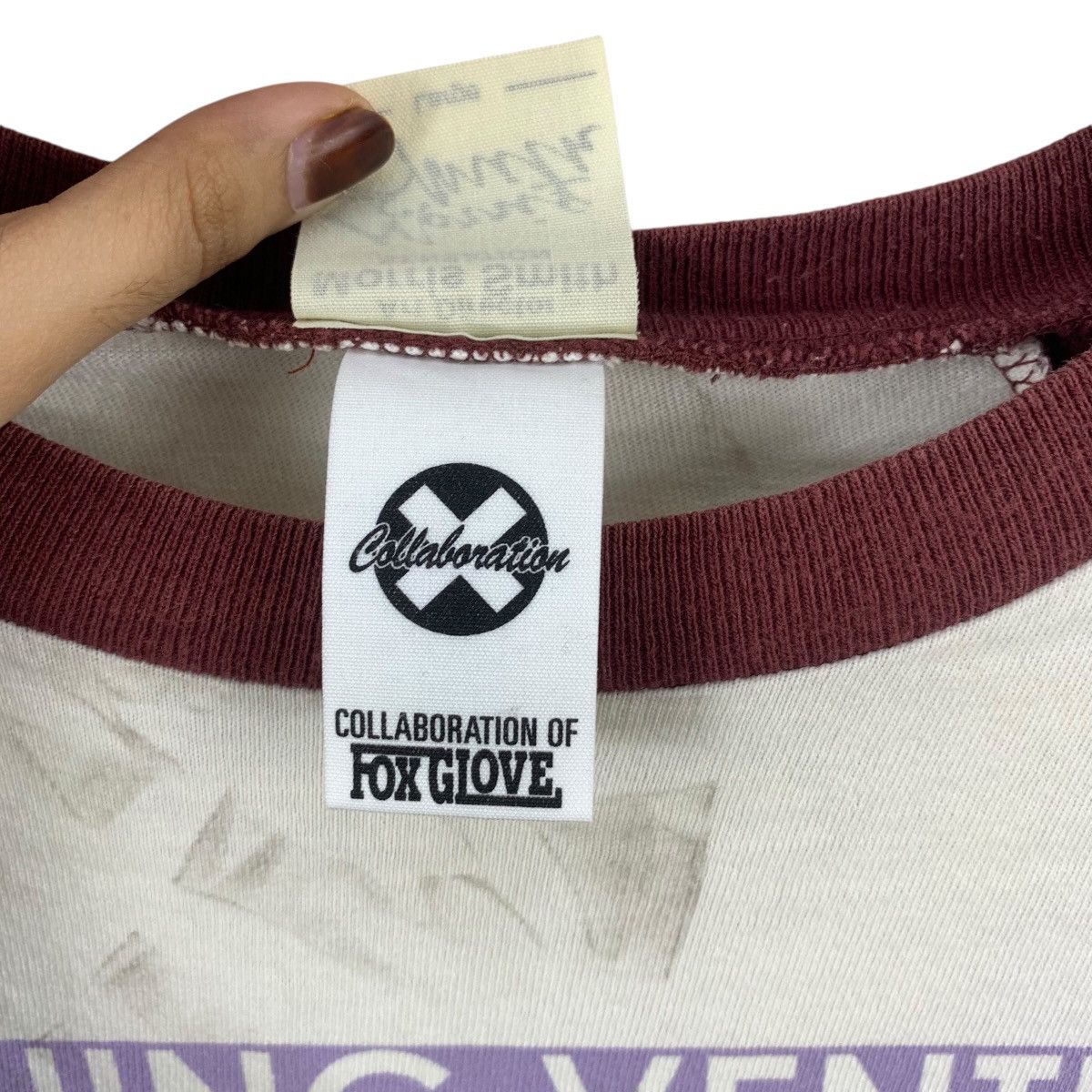 Other MORRIS SMITH x FOX GLOVE Art Director Raglan Tee Shirt Top Size L / US 10 / IT 46 - 9 Thumbnail