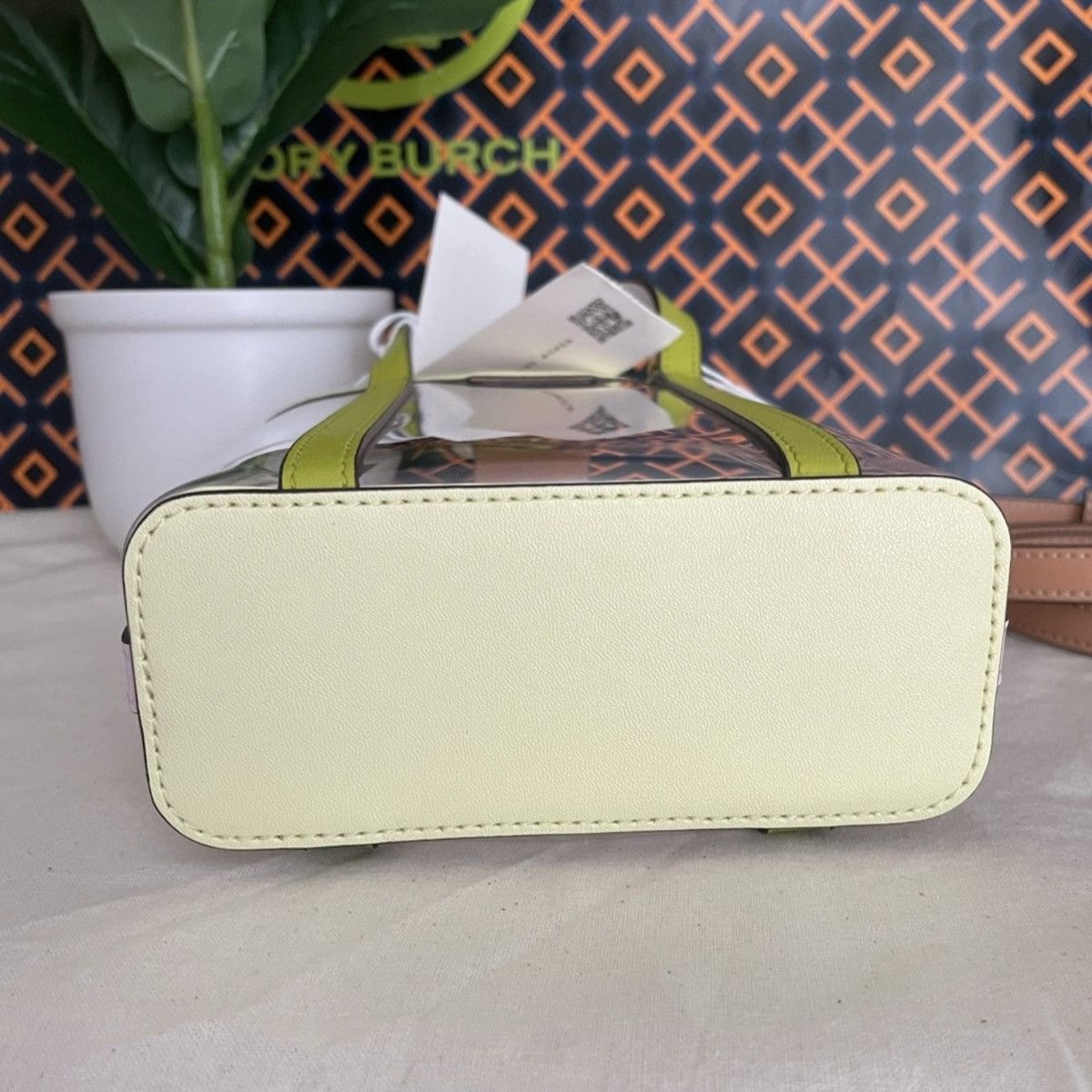 Tory Burch NWT tory burch Blake clear shopper leather crossboy bag Size ONE SIZE - 7 Thumbnail