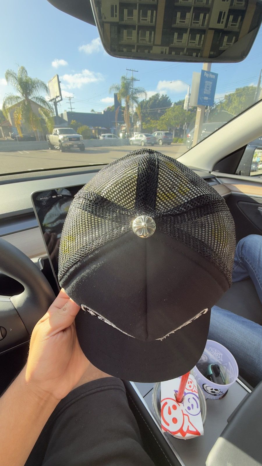 Chrome Hearts Chrome Hearts CH Las Vegas Trucker Hat Size ONE SIZE - 3 Thumbnail