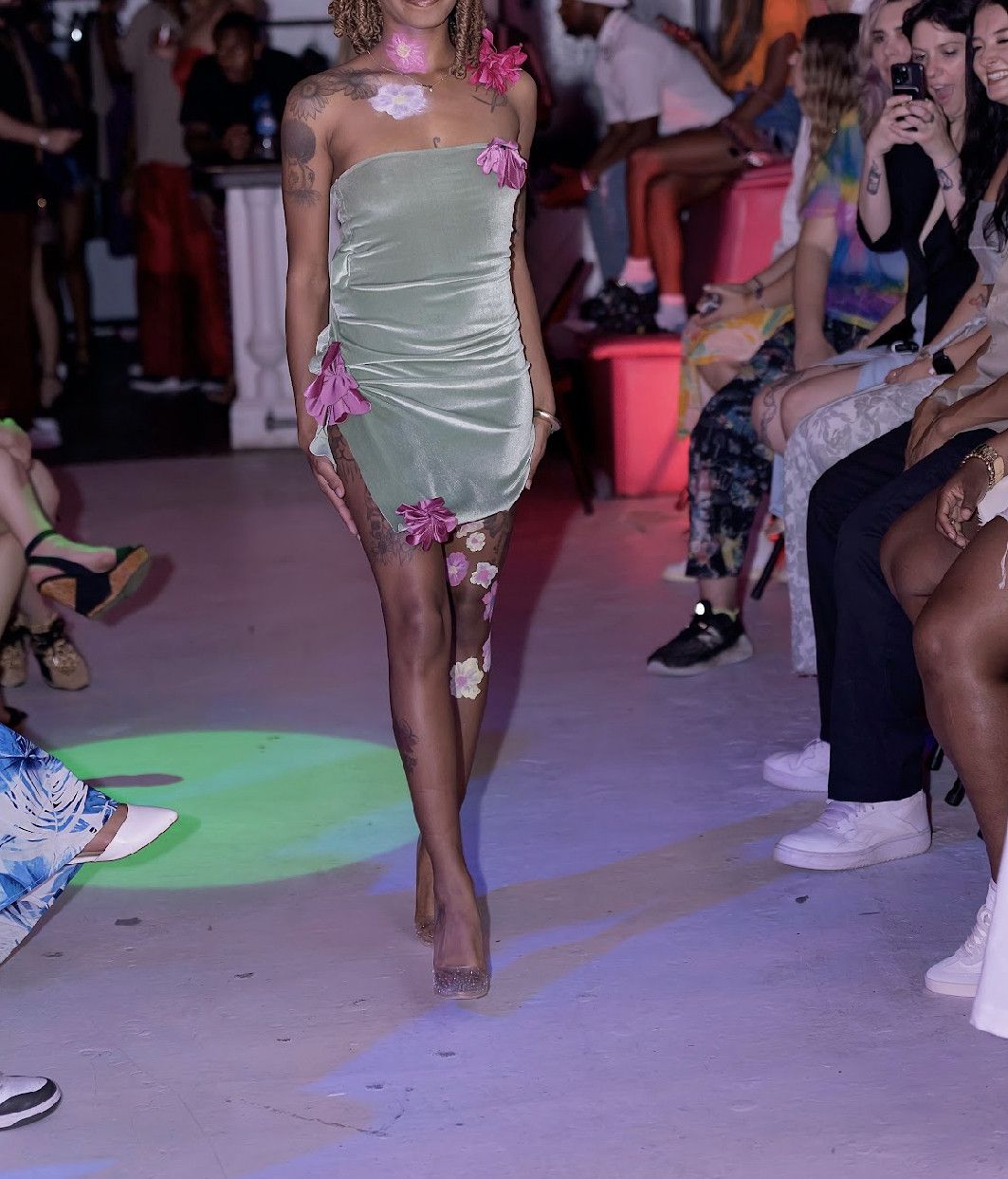 Other Sage Blossom Mini Dress Size S / US 4 / IT 40 - 1 Thumbnail