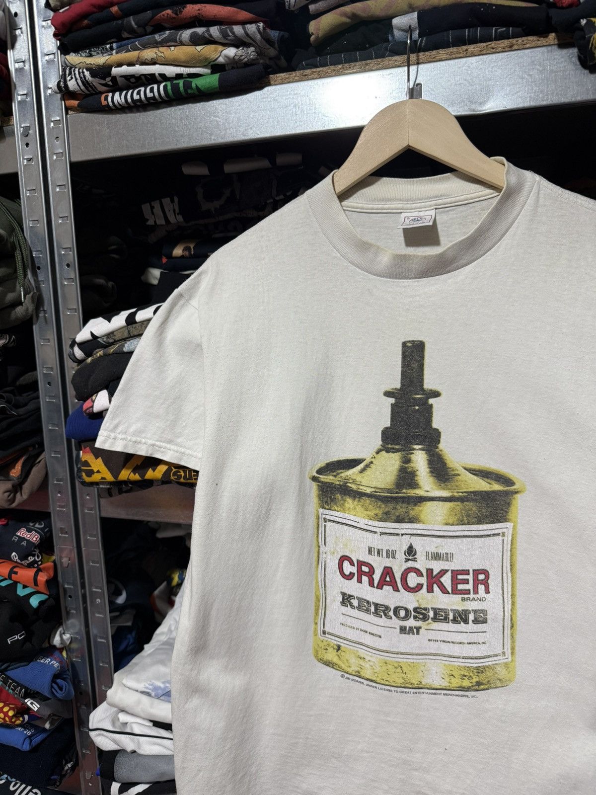 Vintage Vintage 1994 Cracker Kerosene Promo Tour Rock Band T-Shirt Size US L / EU 52-54 / 3 - 3 Thumbnail