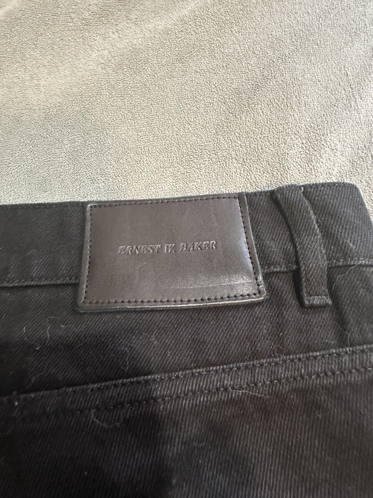 Ernest W. Baker Ernest W. Baker XL Black Flared Jeans Size US 42 / EU 58 - 5 Thumbnail