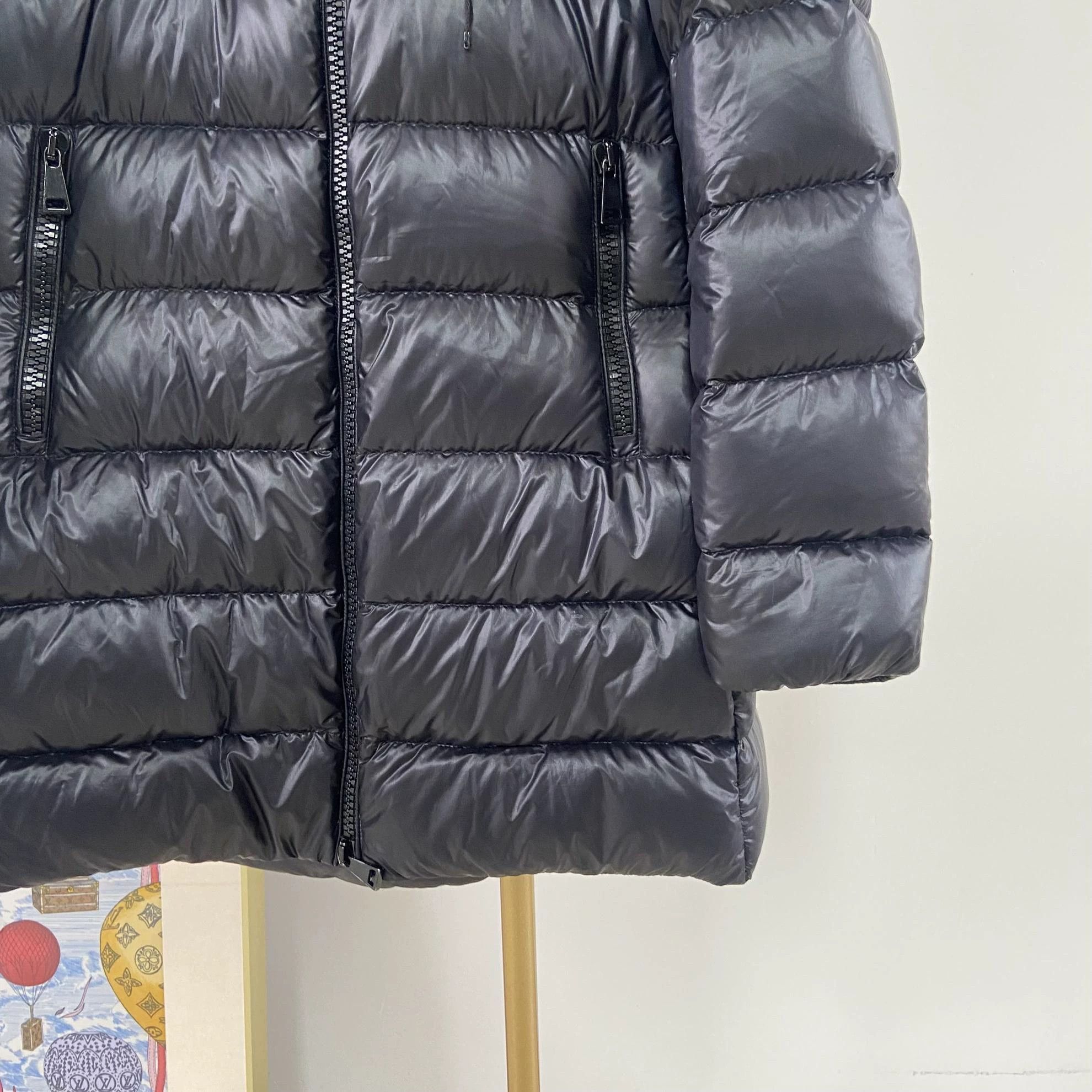 Moncler Moncler Black Mid-Length Puffer Jacket Size 1 Size S / US 4 / IT 40 - 4 Thumbnail
