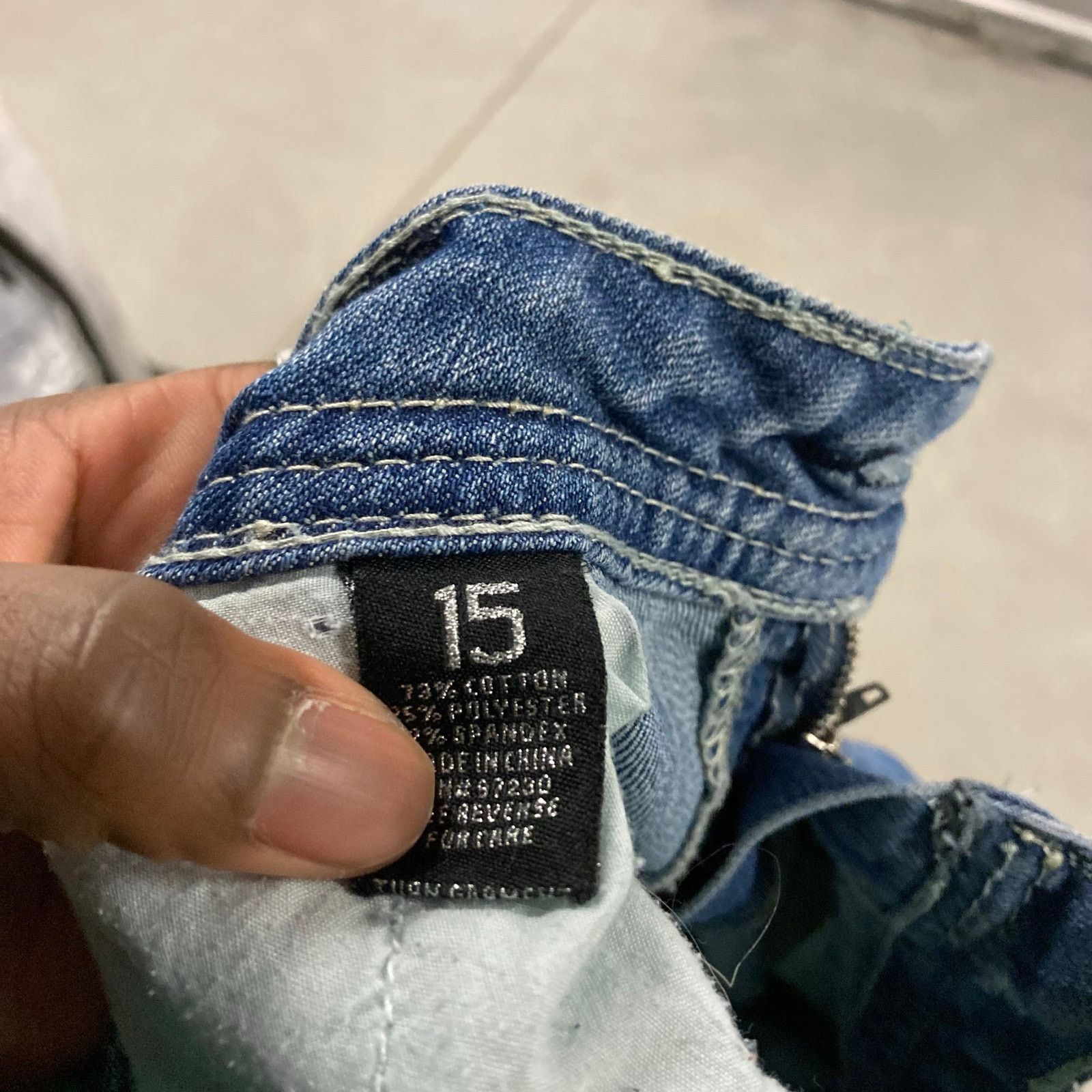 Vintage y2k low rise bootcut Jeans 33x32 Size US 33 - 5 Thumbnail