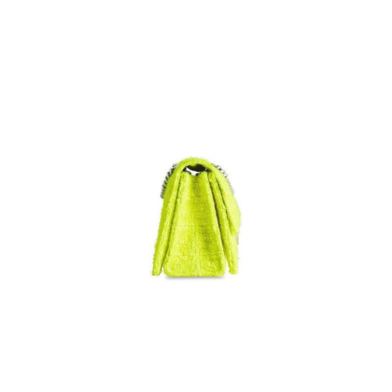 Balenciaga o1bcso1str0625 Size: OS / Crush Small Chain Bag in Tweed Size ONE SIZE - 3 Thumbnail