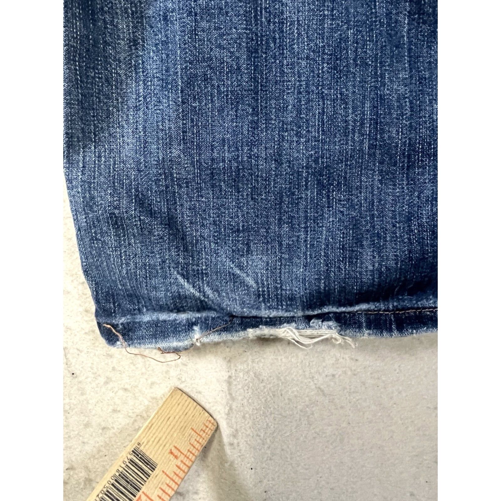 Lucky Brand Lucky Brand Jeans Men's Blue Denim Straight 34x32 Stretch 5-Pocket Distressed N/A Size US 34 / EU 50 - 6 Thumbnail