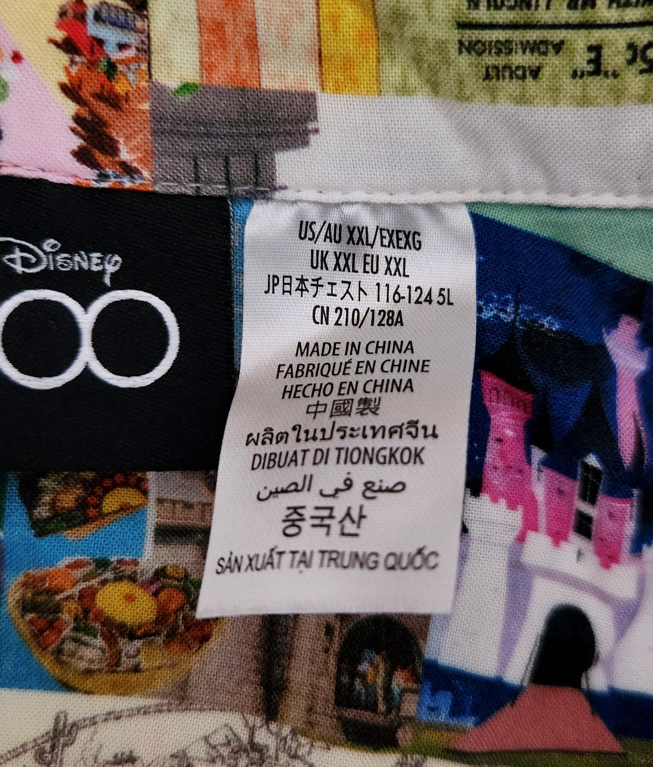 Disney Disney Parks Disney 100 Road Map History Collage Button up Size US XXL / EU 58 / 5 - 6 Thumbnail