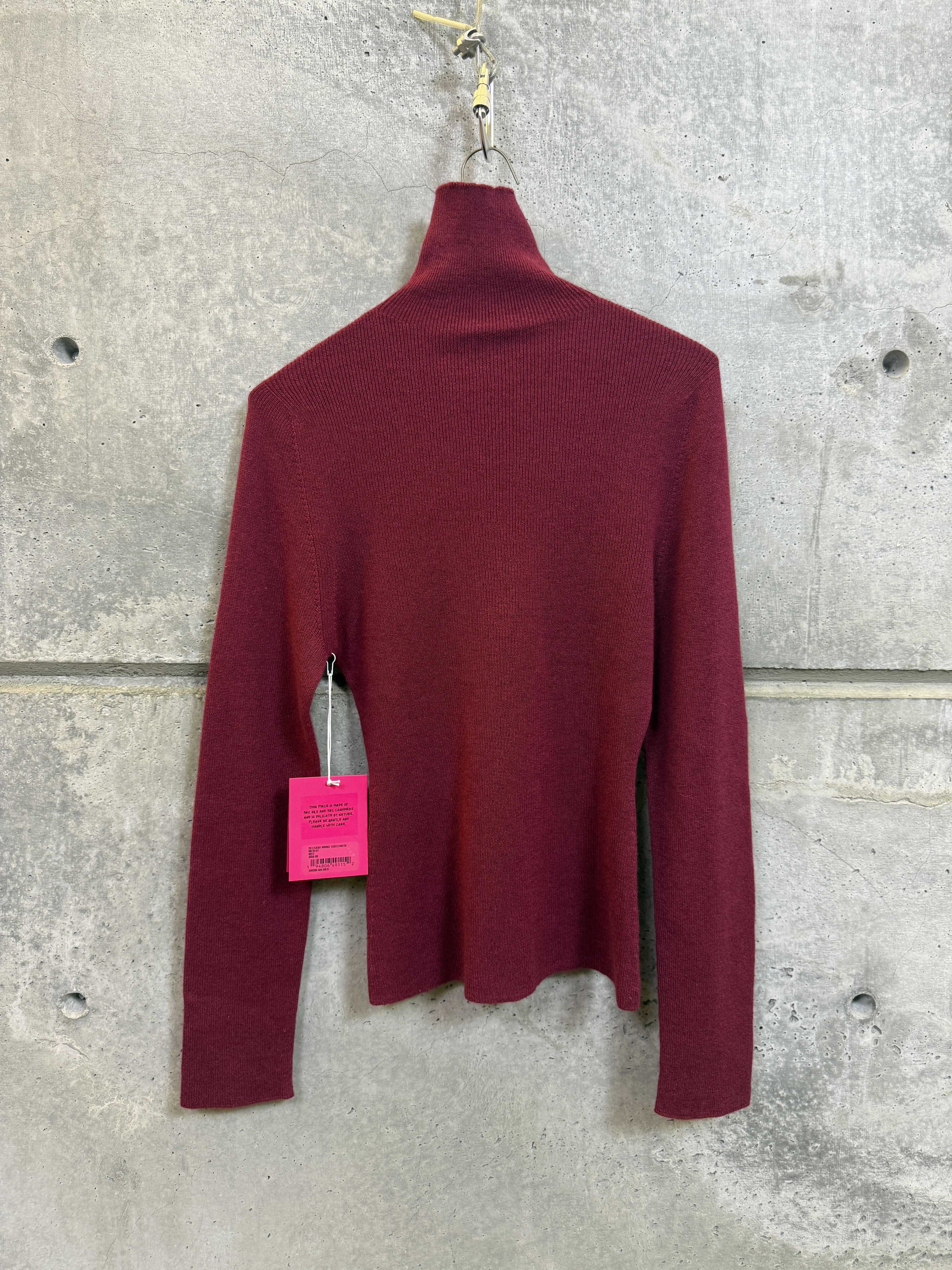 The Elder Statesman $650 The Elder Statesman Delicash Merlot Turtleneck Size M / US 6-8 / IT 42-44 - 3 Thumbnail