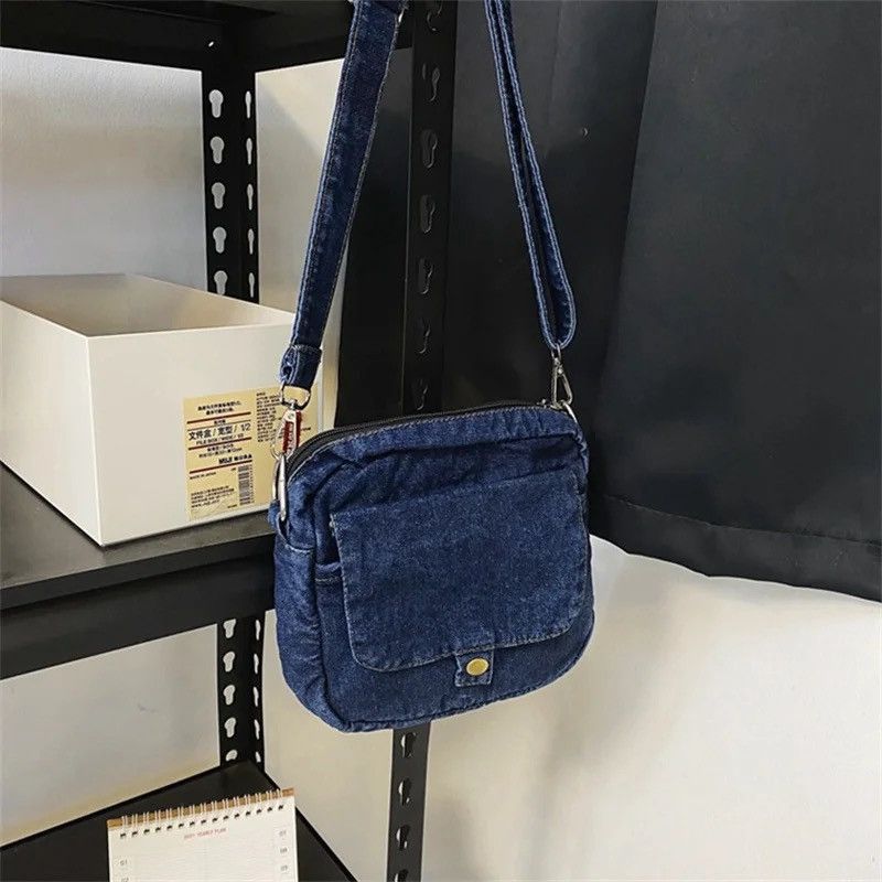 Japanese Brand Denim Crossbody Bag Size ONE SIZE - 3 Thumbnail