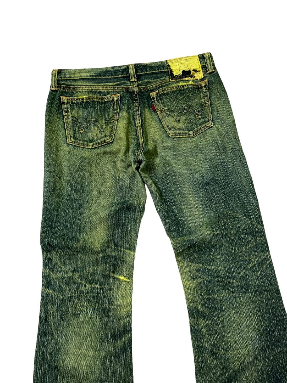 If Six Was Nine FLARE EDWIN MUDWASH DISTRESSED DENIM JEANS Size US 29 - 9 Thumbnail