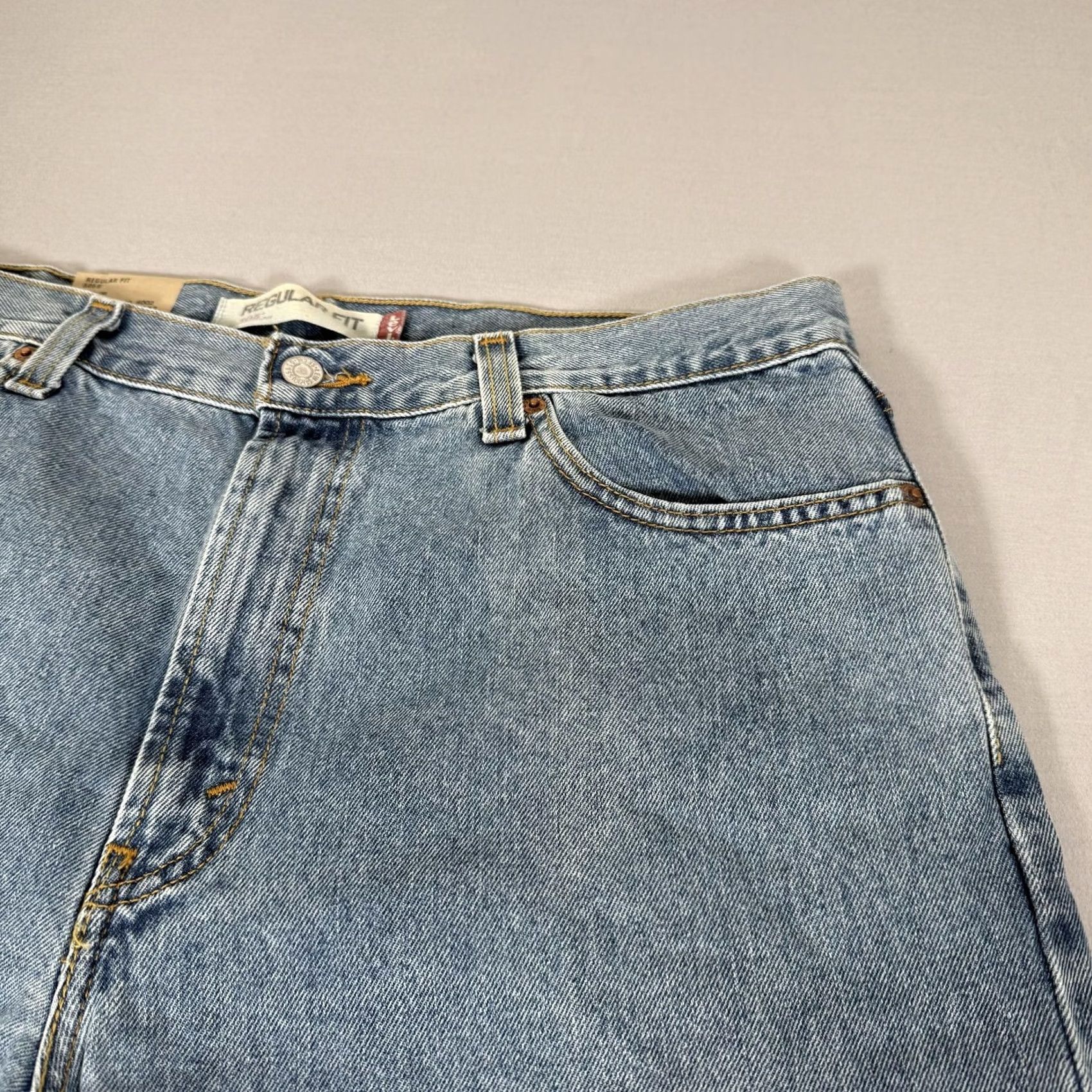 Levi's Levi's 505 Jeans Straight Regular Fit 36x32 Blue Denim Pants Mens Casual Work Cowboy Y2K Size US 36 / EU 52 - 3 Thumbnail