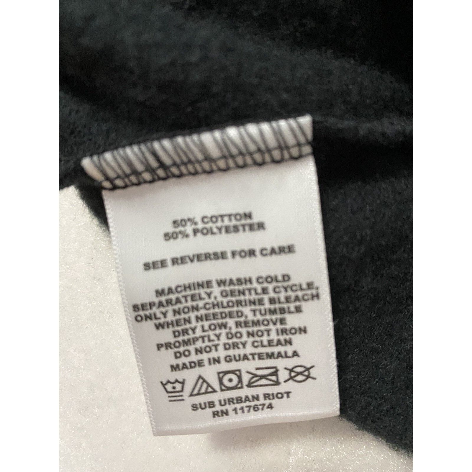 Riot Division Suburban riot GRATITUDE WILLOW SWEATSH BLACK size XS A003057 Size XS / US 0-2 / IT 36-38 - 6 Thumbnail