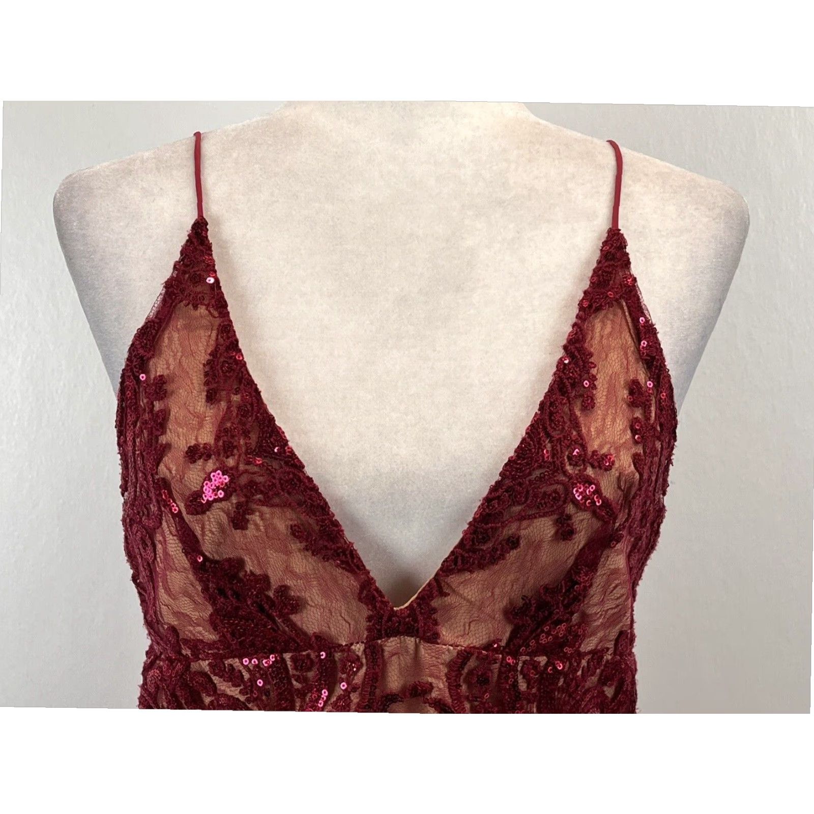 Free People Free People Red Mini Dress Size 2 Womens Size XS / US 0-2 / IT 36-38 - 5 Thumbnail
