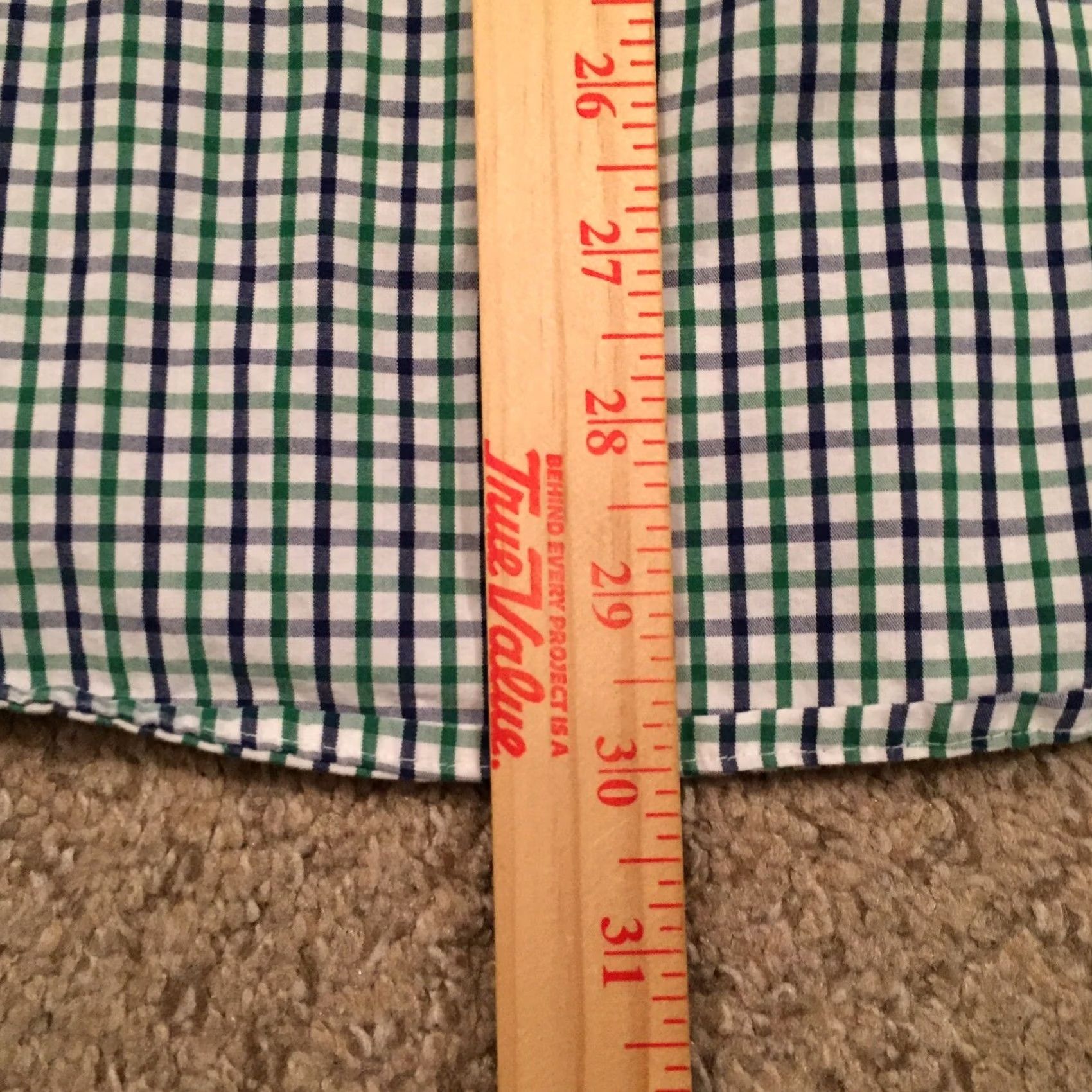 Izod Izod Shirt Mens Large Green Plaid Long Sleeve Button Down Shirt Size US L / EU 52-54 / 3 - 7 Thumbnail
