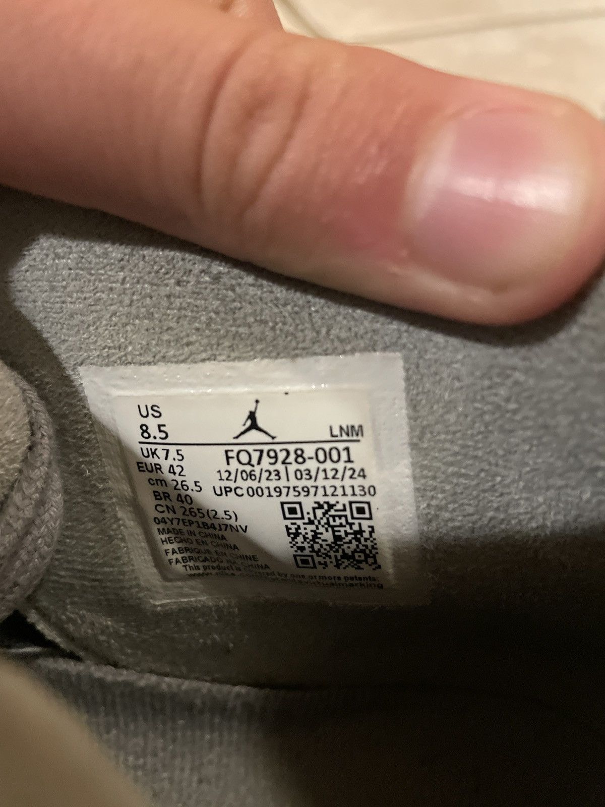 Jordan Brand Jordan 4 Wet Cement Size US 8.5 / EU 41-42 - 6 Thumbnail