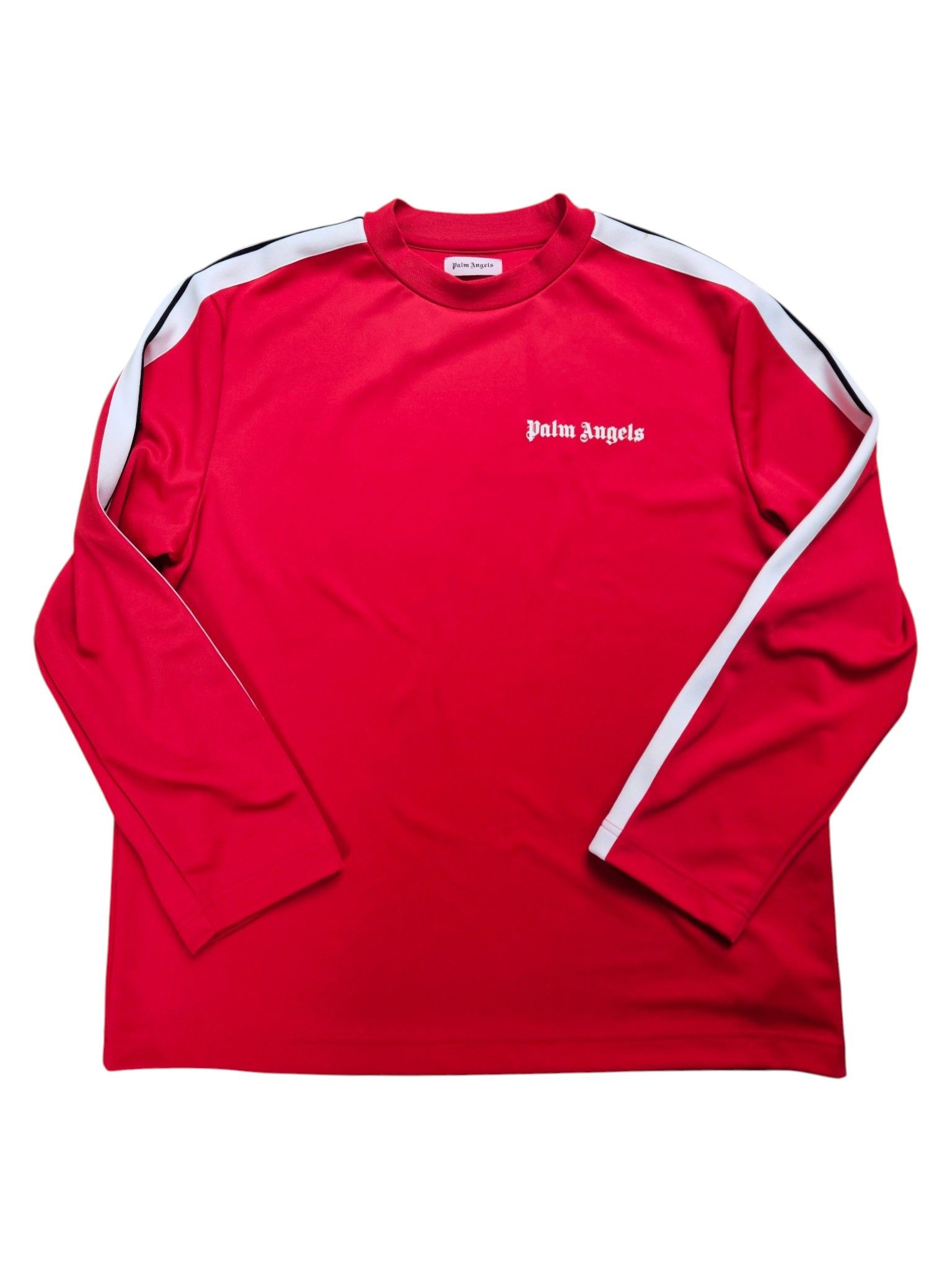 Palm Angels Palm Angels Red Track Taping Long Sleeve Pullover Size US L / EU 52-54 / 3 - 1 Thumbnail