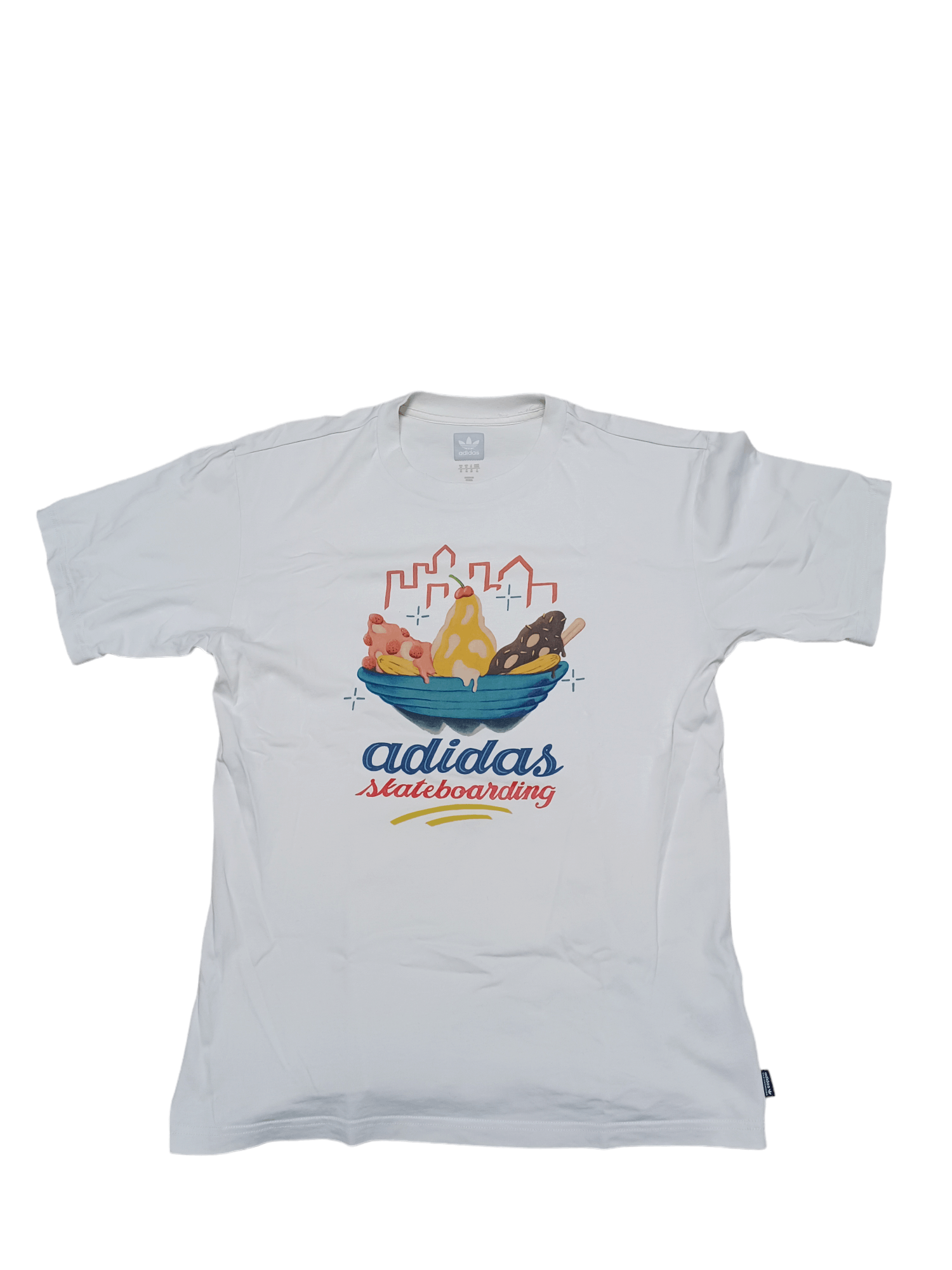 Adidas ADIDAS SKATEBOARDING BIGLOGO SKATEGANG STREETWEAR TEE Size US M / EU 48-50 / 2 - 1 Thumbnail