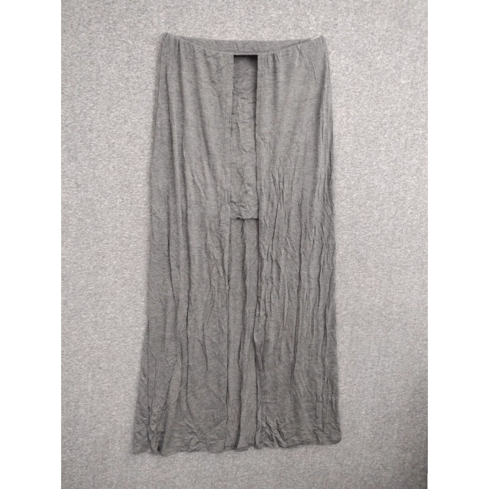 Vintage Codigo Skirt Maxi Wrap Around Gray L Womens Size 36" / US 14 / IT 50 - 2 Thumbnail