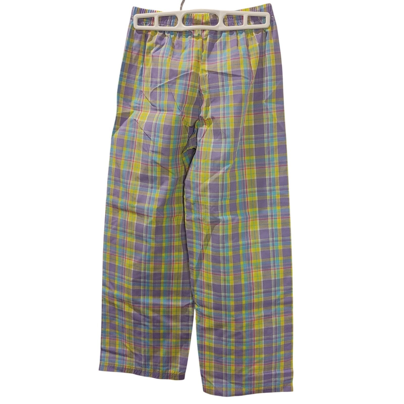 Other Carter's Women's 10 Stretch Yellow/Purple/Blue Plaid Pants Size 32" / US 10 / IT 46 - 2 Thumbnail