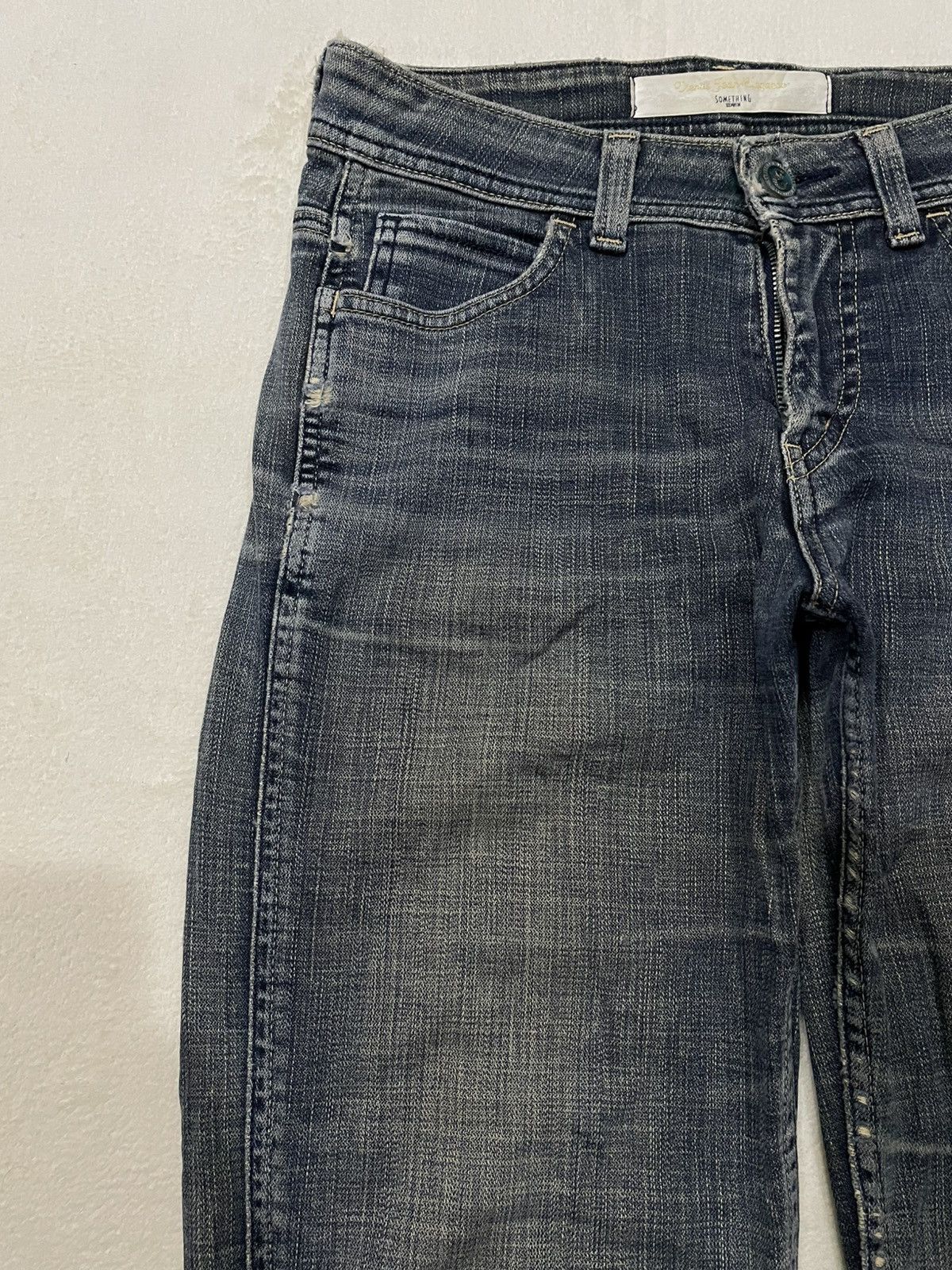 Japanese Brand Vintage Something Edwin Boot Cut Mudwash Denim Jeans Size US 30 / EU 46 - 5 Thumbnail