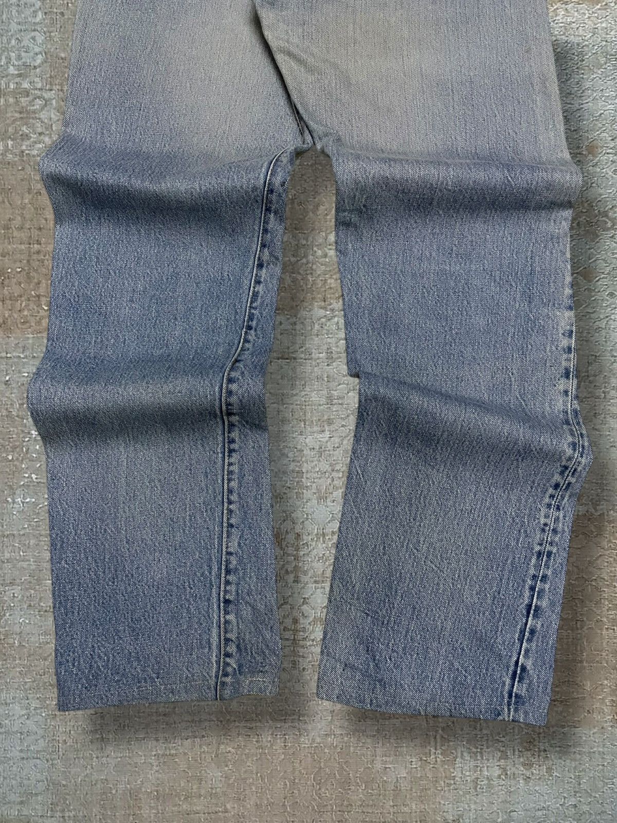 Levi's Vintage Clothing Vintage 1990s Designer Levis 501 Distressed Selvedge Denim Size US 32 / EU 48 - 10 Thumbnail