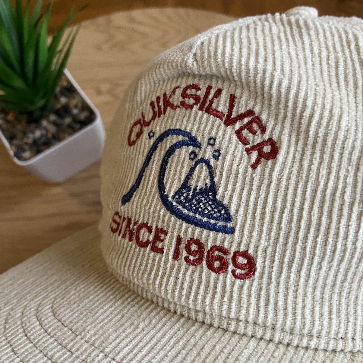 Quiksilver 📌 Quiksilver Corduroy Embroided Logo Cap Size ONE SIZE - 5 Thumbnail