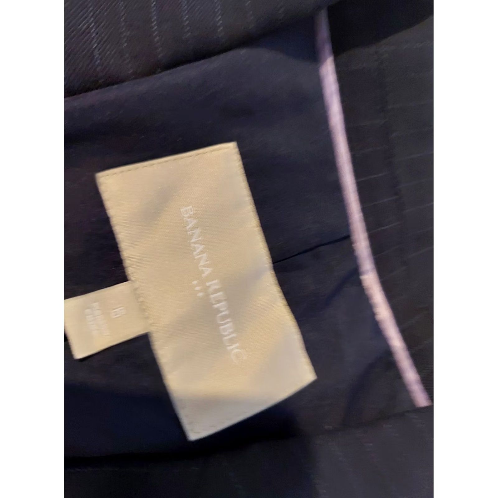 Banana Republic Womens Banana Republic Blazer 6 Black - Classic Business Jacket Size M / US 6-8 / IT 42-44 - 3 Thumbnail
