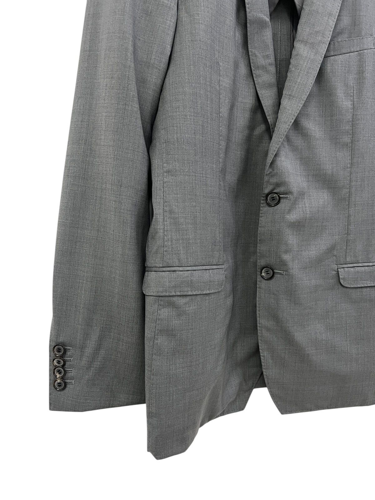 Maison MIHARA YASUHIRO Miharayasuhiro AW11 Gray Wool Blazer Jacket Size 48R - 4 Thumbnail
