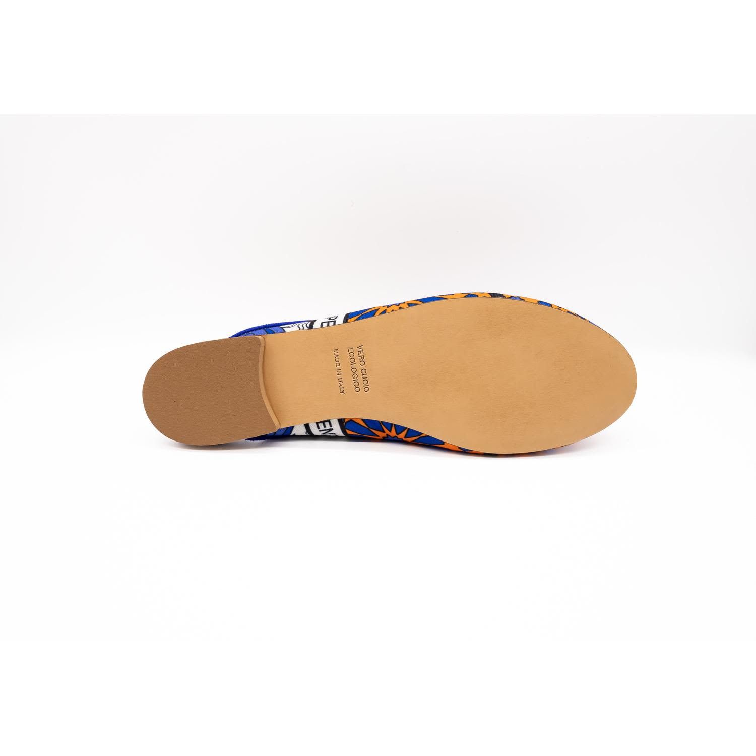 BIZU Chic Mule, Slip On - Orange & Blue, Sole Size US 8.5 / IT 38.5 - 3 Thumbnail