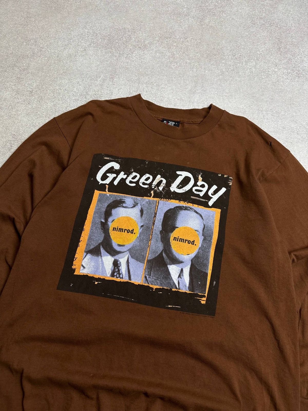 Giant 1998 Giant Green Day - Nimrod Brown Longsleeve T-shirt L Size US L / EU 52-54 / 3 - 3 Thumbnail