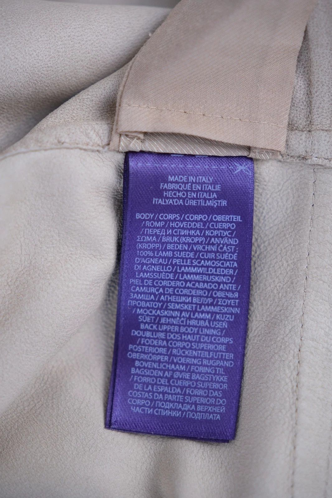 Ralph Lauren Purple Label NEW Ralph Lauren Purple Label Jacket Suede Leather Large Size US L / EU 52-54 / 3 - 5 Thumbnail