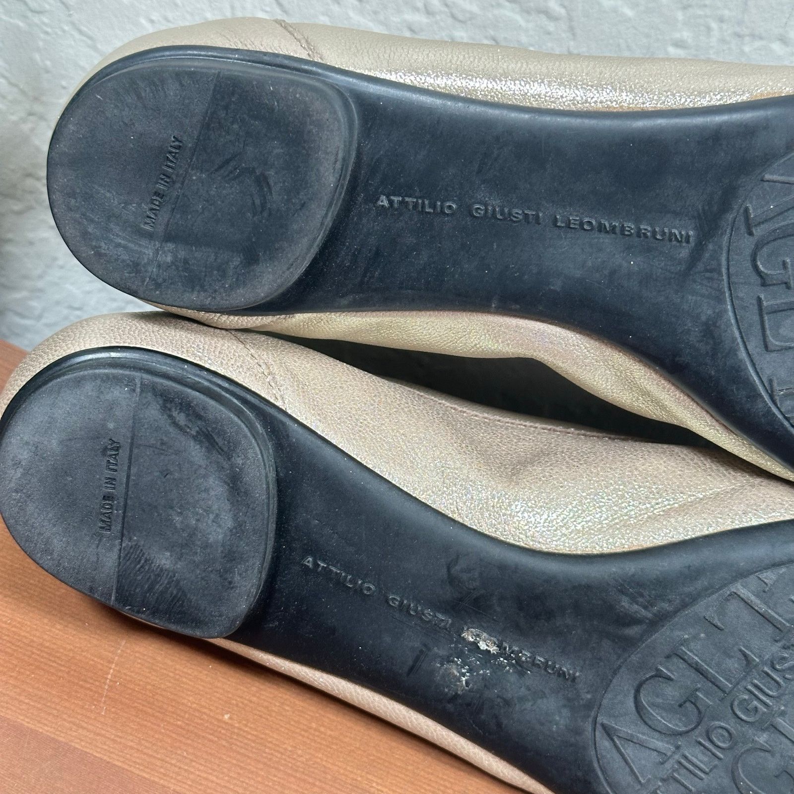 AGL AGL Attilio Giusti Leombruni Cap Toe Belted Ballet Flats Size US 8.5 / IT 38.5 - 11 Thumbnail