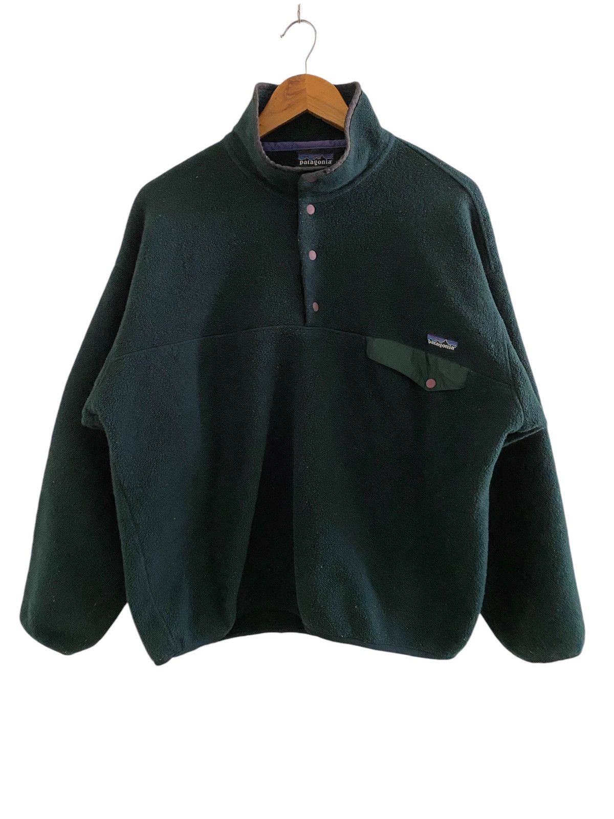 Patagonia Vintage PATAGONIA Men's Snap-T® Fleece Pullover Size US XL / EU 56 / 4 - 7 Thumbnail