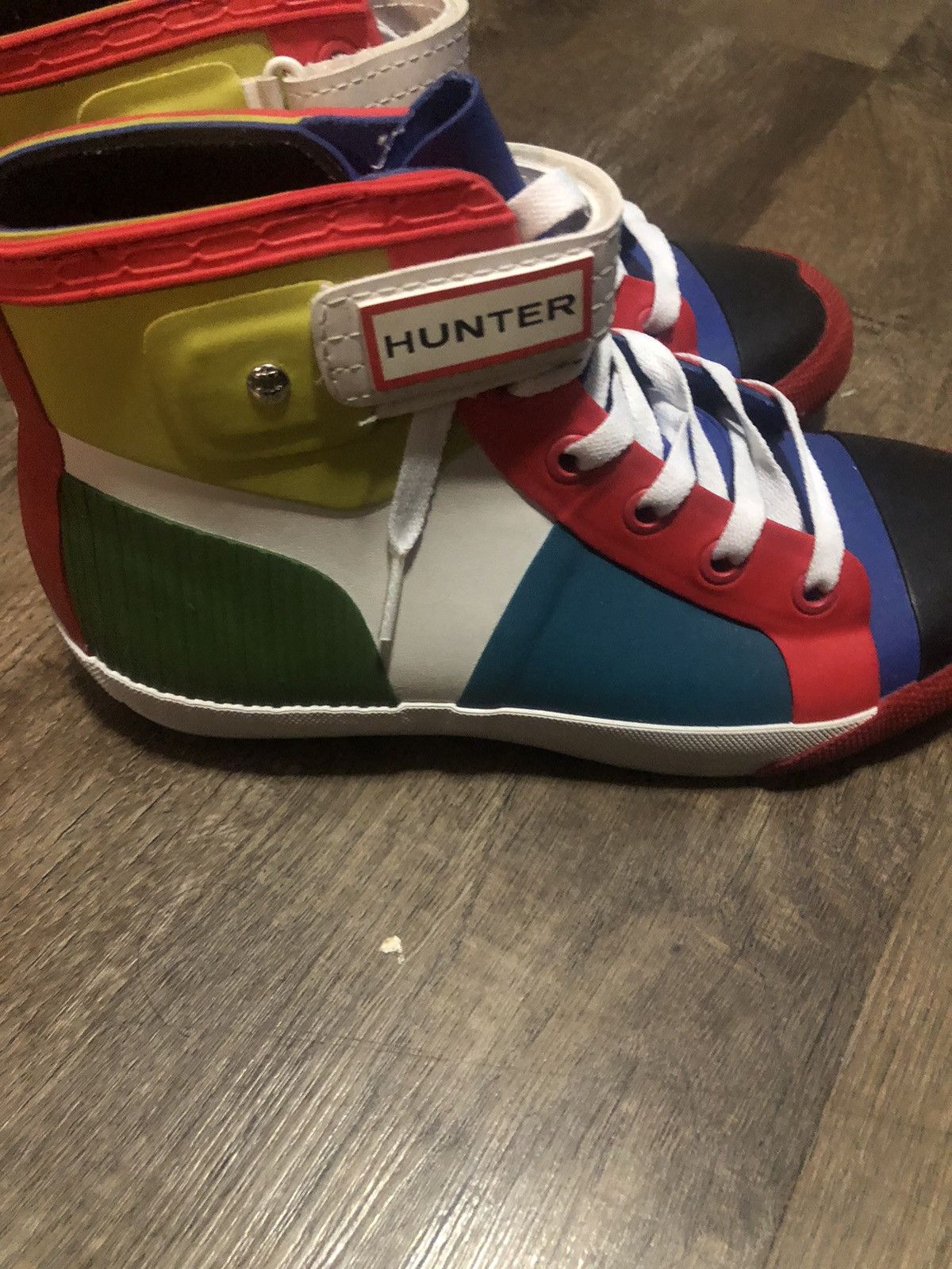Hunter Hunter Multicolor High Top Waterproof Sneakers - Size US 6 / IT 36 - 2 Thumbnail