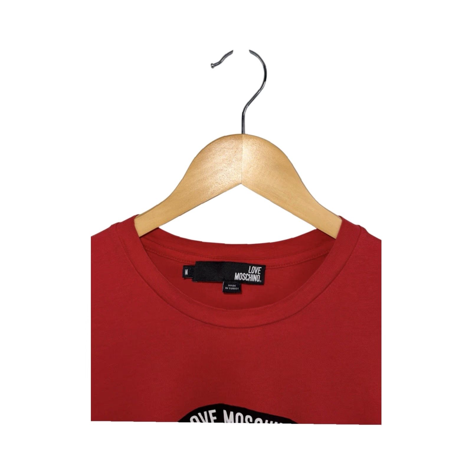 Moschino Moschino Love Red Globe T Shirt M Men Size Medium Regular Color Red Shirt Size US M / EU 48-50 / 2 - 5 Thumbnail