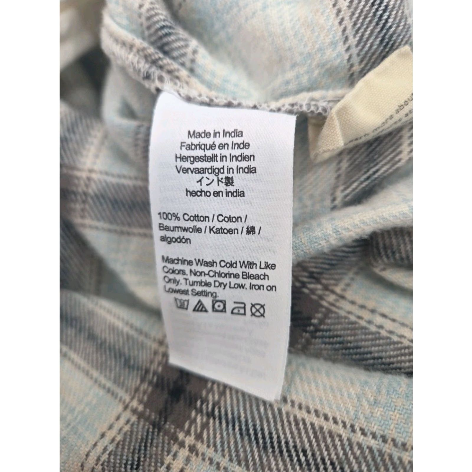 Madewell Madewell Flannel Button-Front Midi Dress Women XS 2 Cream Shirt Dress Size XS / US 0-2 / IT 36-38 - 6 Thumbnail