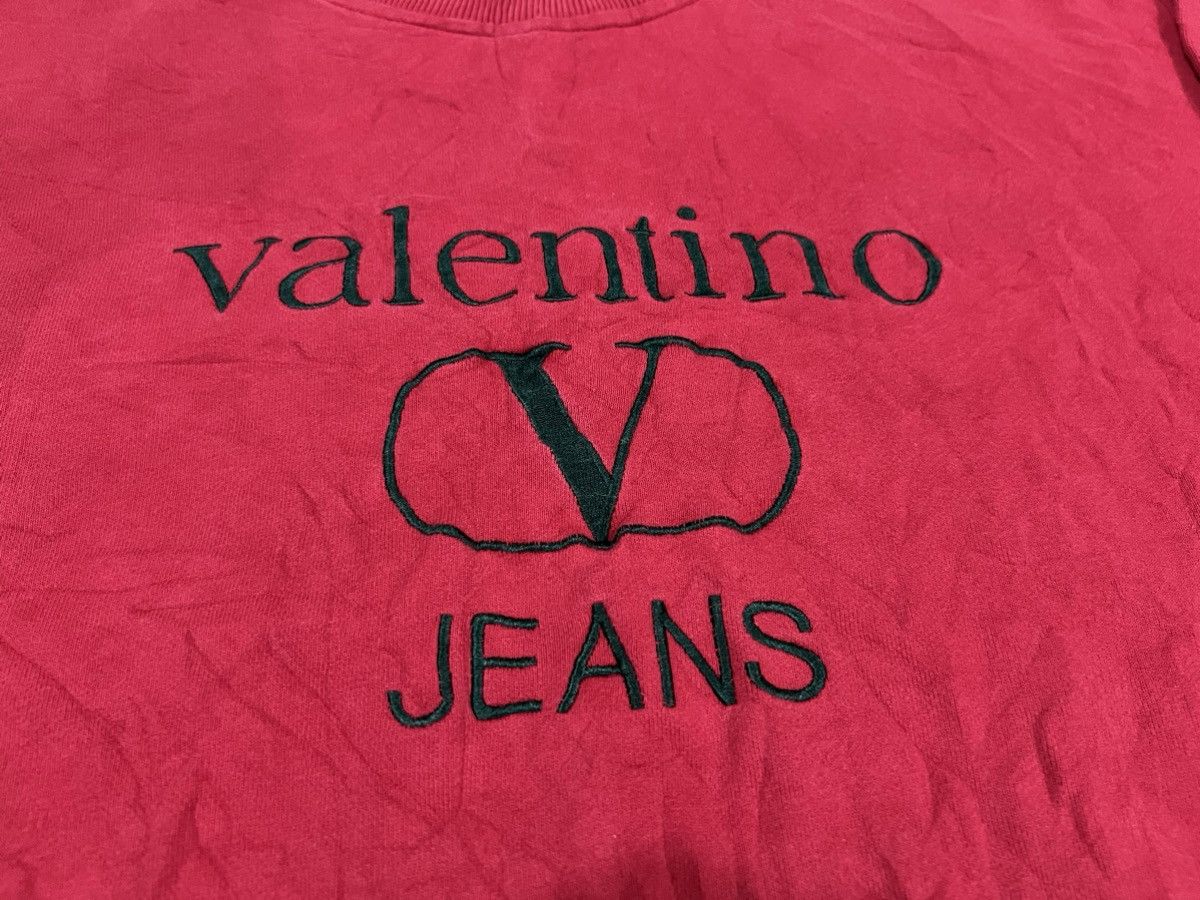Valentino 1990s Valentino Garavani Spellout Logo Crewneck Sweatshirt Size US L / EU 52-54 / 3 - 5 Thumbnail