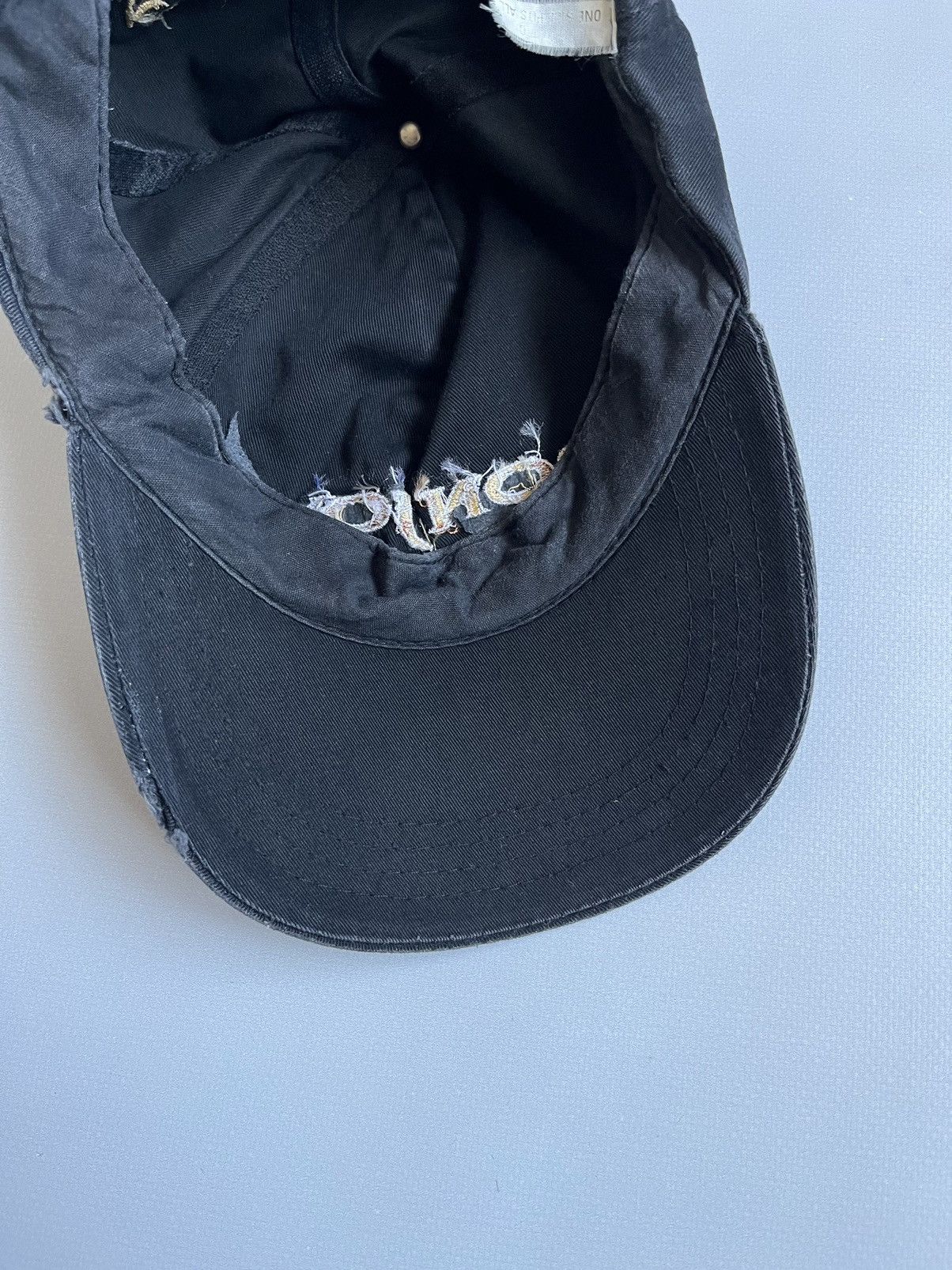 Bon Jovi Vintage Bon Jovi Keep The Faith Black Faded Distressed Cap Size ONE SIZE - 14 Thumbnail