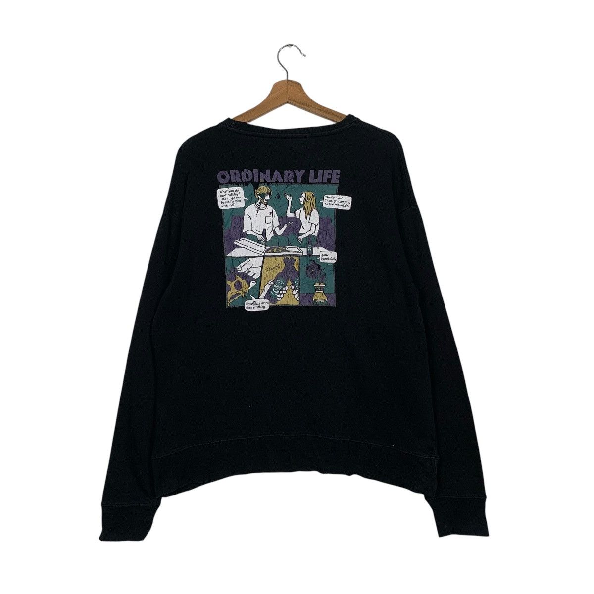 Japanese Brand Japanese Brand Ciaopanic Ordinary Life Sweatshirt Size US M / EU 48-50 / 2 - 1 Thumbnail