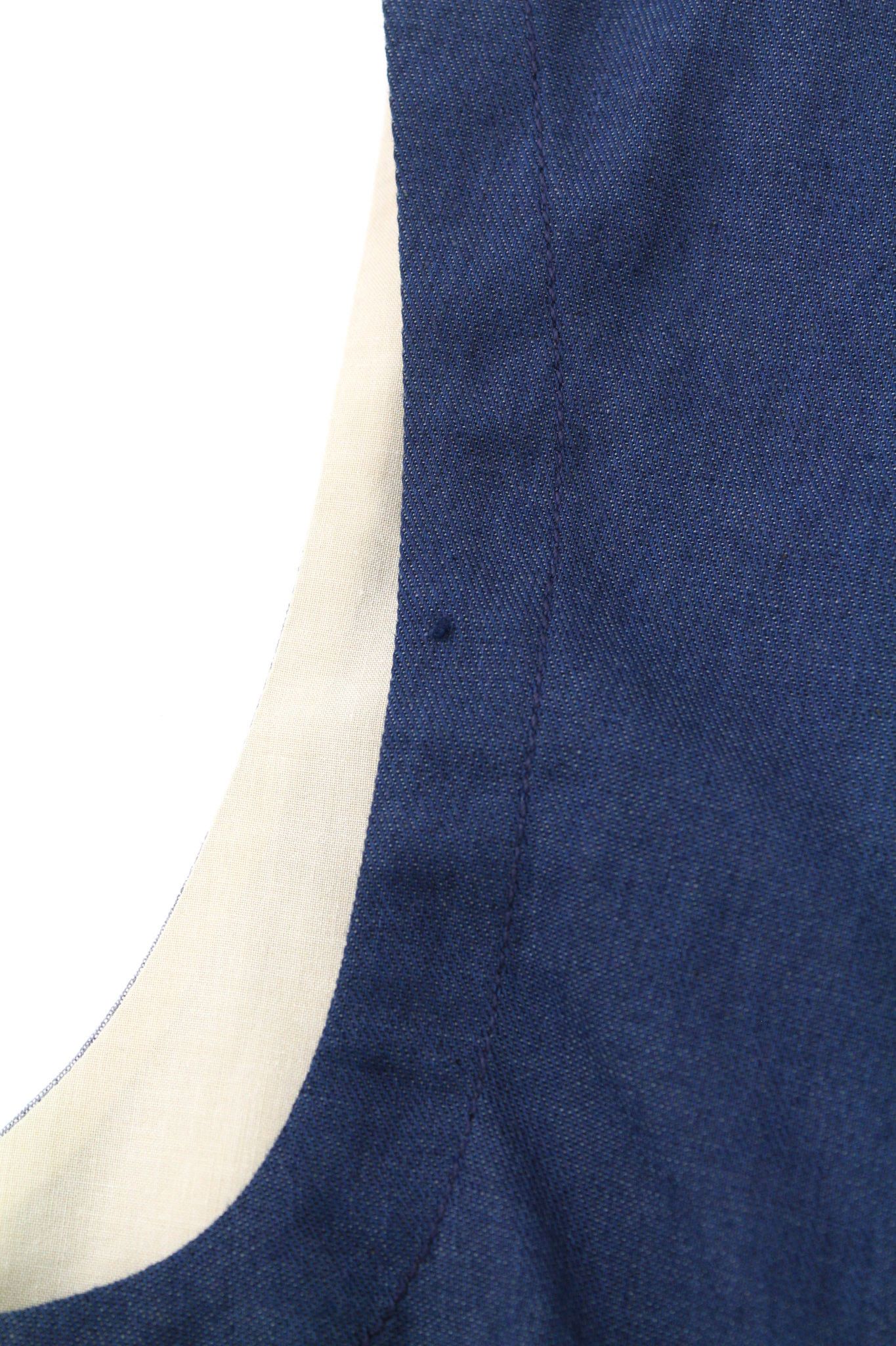 Nudie Jeans S Organic Cotton Patch Pockets Logo Blue Vest 80721 Size US S / EU 44-46 / 1 - 8 Thumbnail