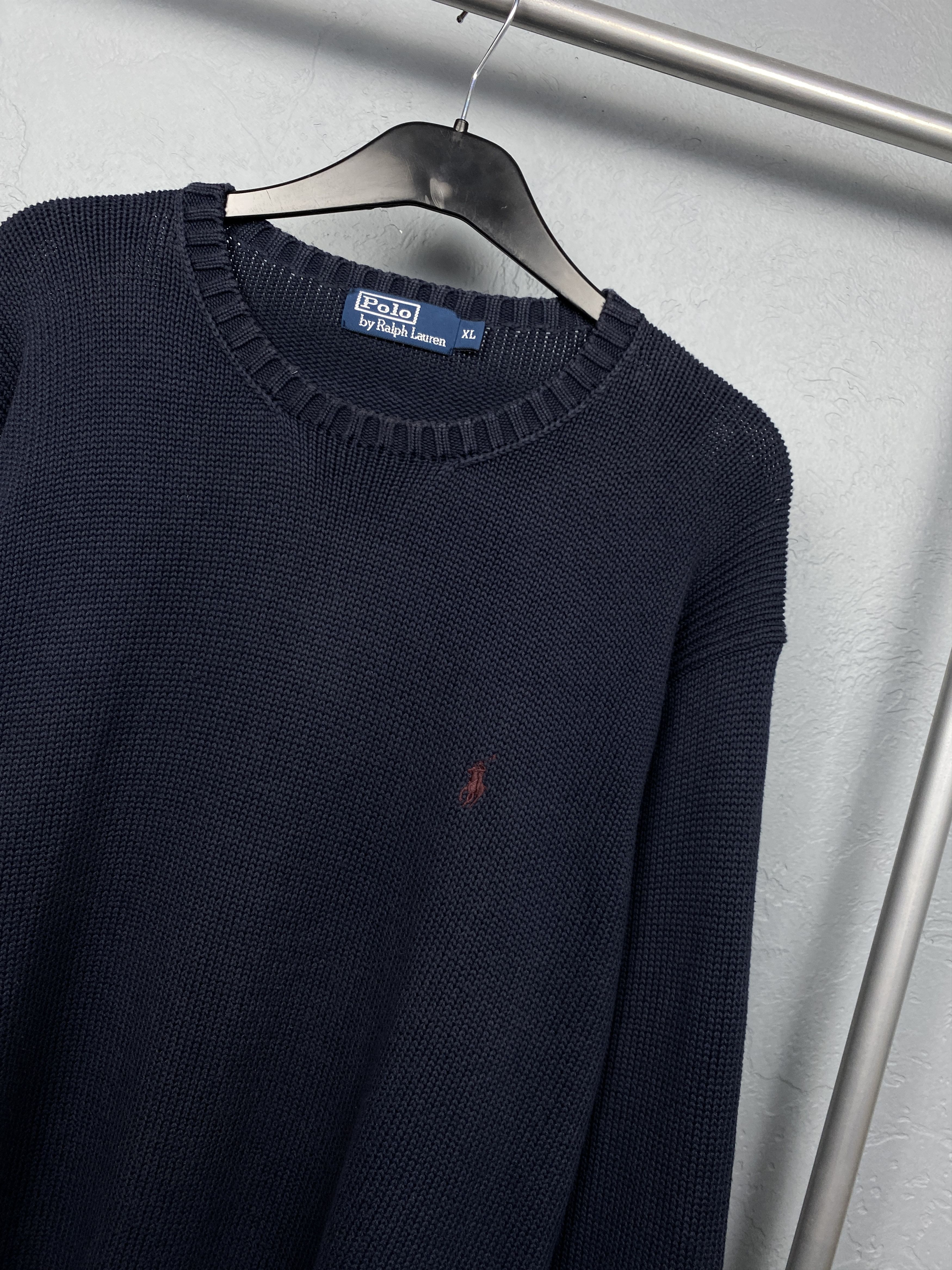 Polo Ralph Lauren Polo Ralph Lauren Vintage Crew Neck Mens Knit Sweater Size US XL / EU 56 / 4 - 2 Thumbnail