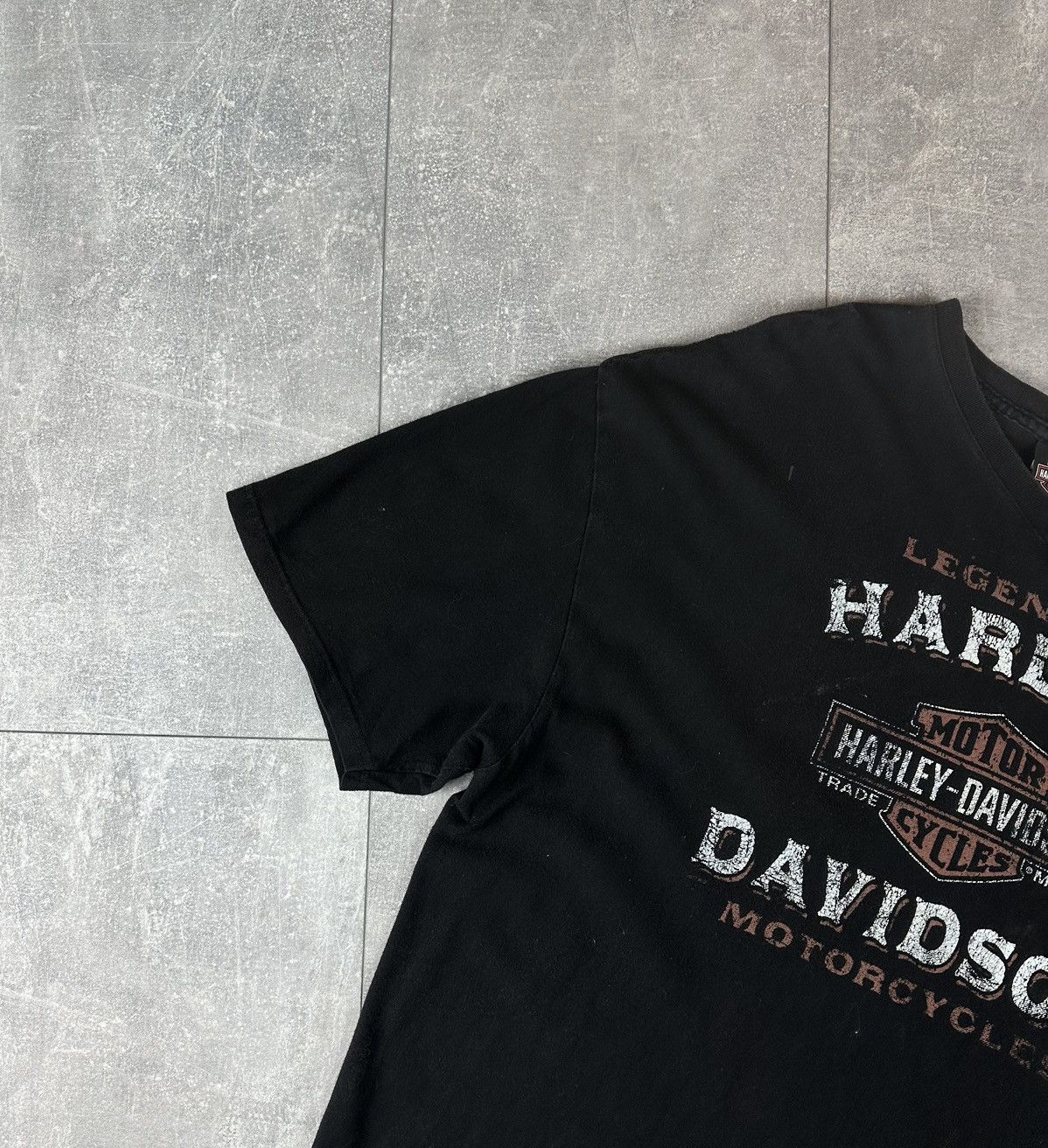Harley Davidson Harley Davidson Dragon Krakow Poland Overprint Logo T-Shirt Size US XXL / EU 58 / 5 - 3 Thumbnail
