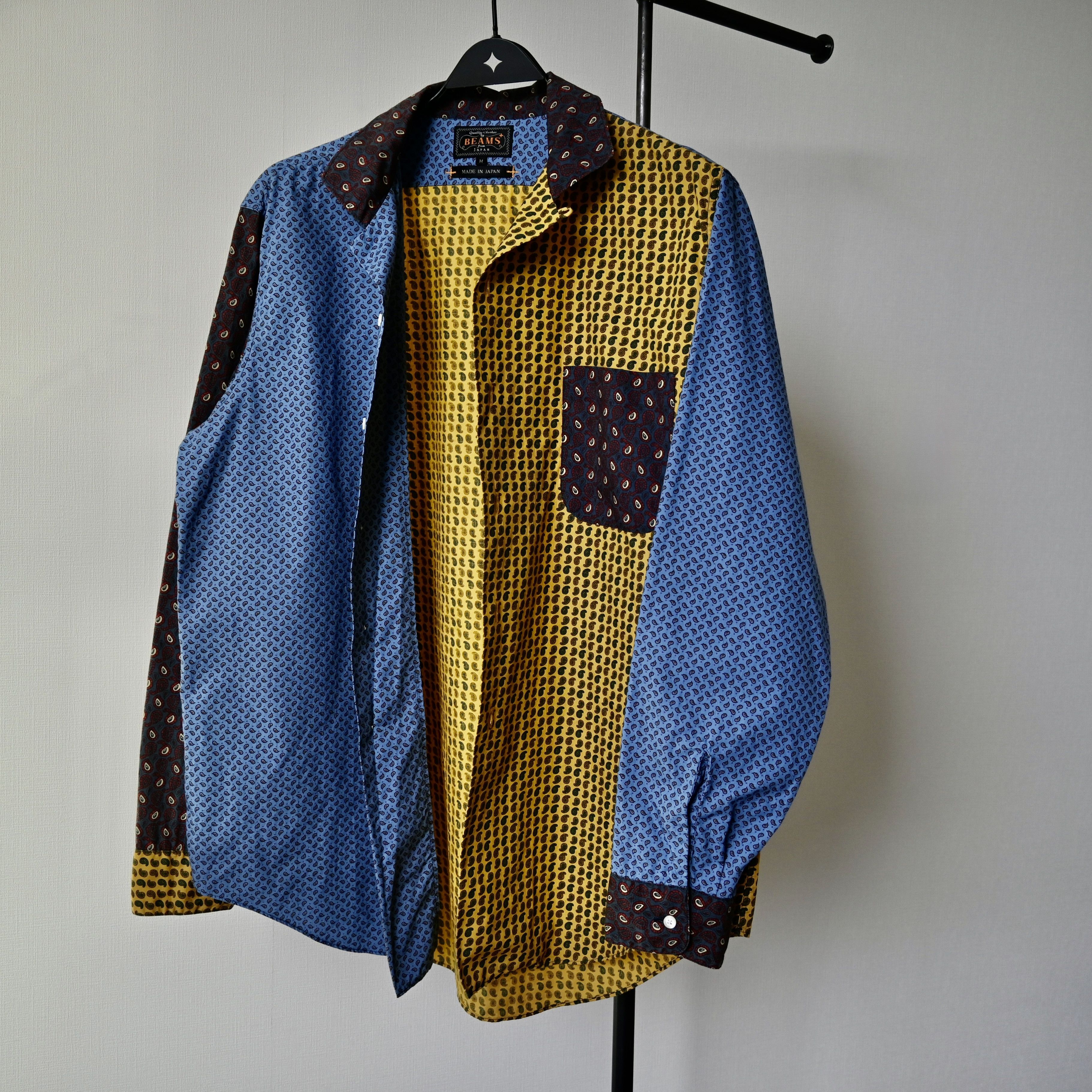Beams Plus BEAMS Plus multicolor paisley panel open color shirt Size US M / EU 48-50 / 2 - 20 Thumbnail