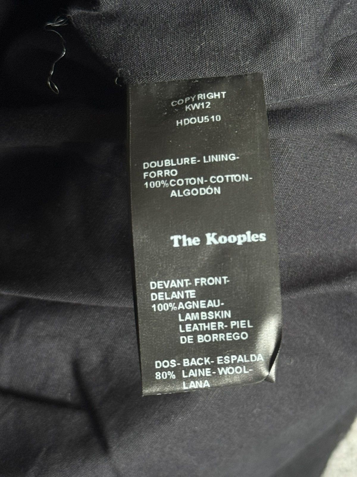 The Kooples The Kooples XL/size lambskin leather vest sleeveless jacket Size US XL / EU 56 / 4 - 6 Thumbnail