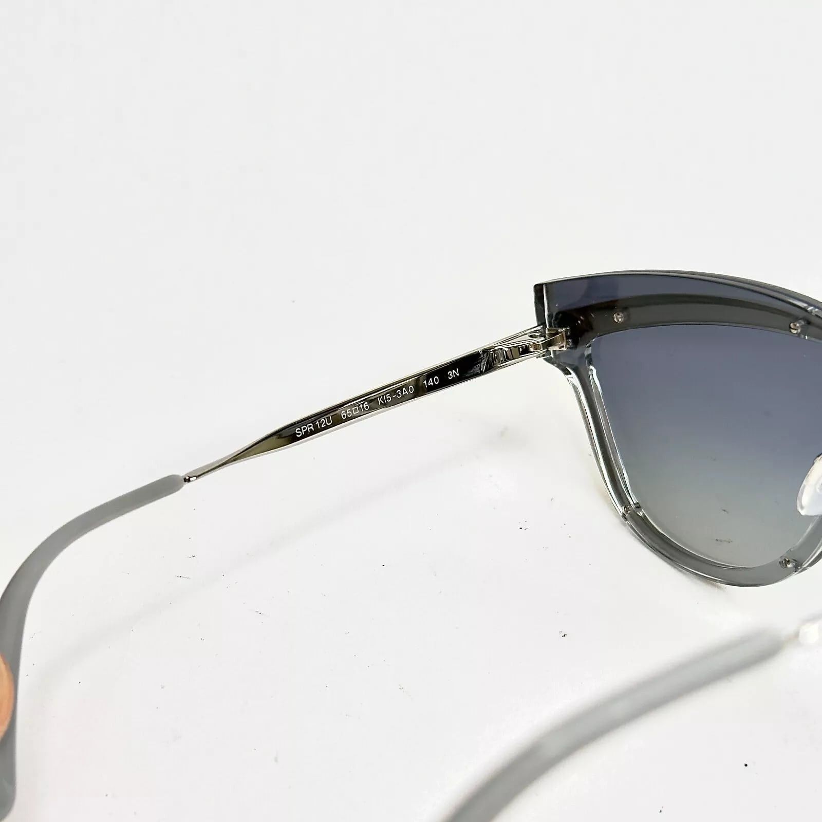 Prada PRADA 12U CINEMA Metal Sunglasses Silver Blue PR12US 12US Size ONE SIZE - 2 Thumbnail